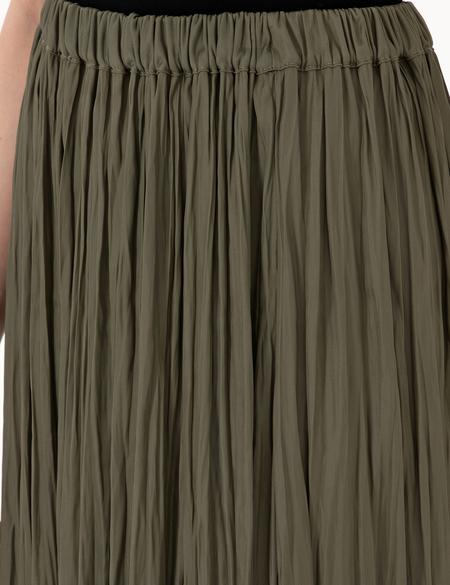 Haki A Kesim Dokuma Etek - 50301213016