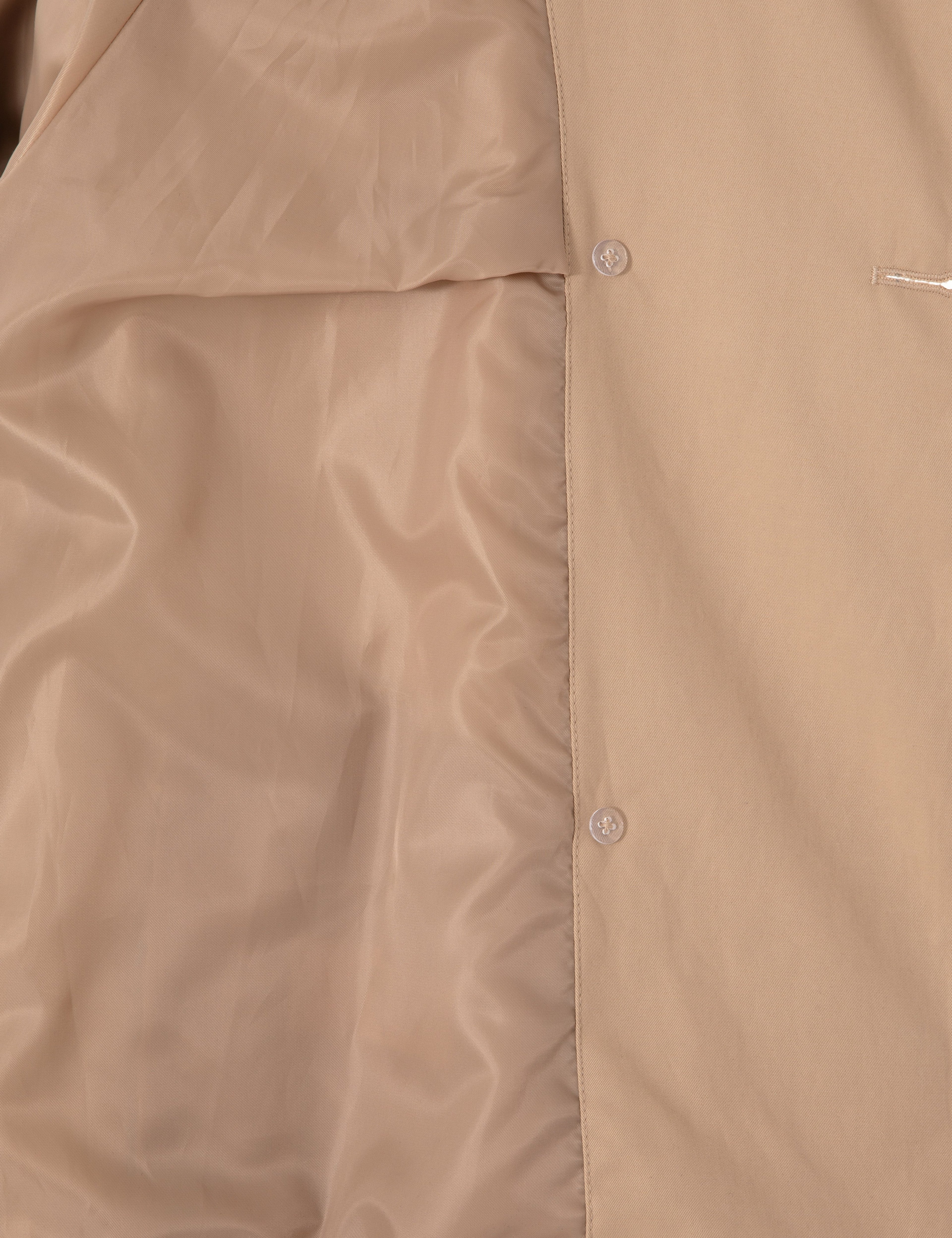 Bej Comfort Fit Trençkot