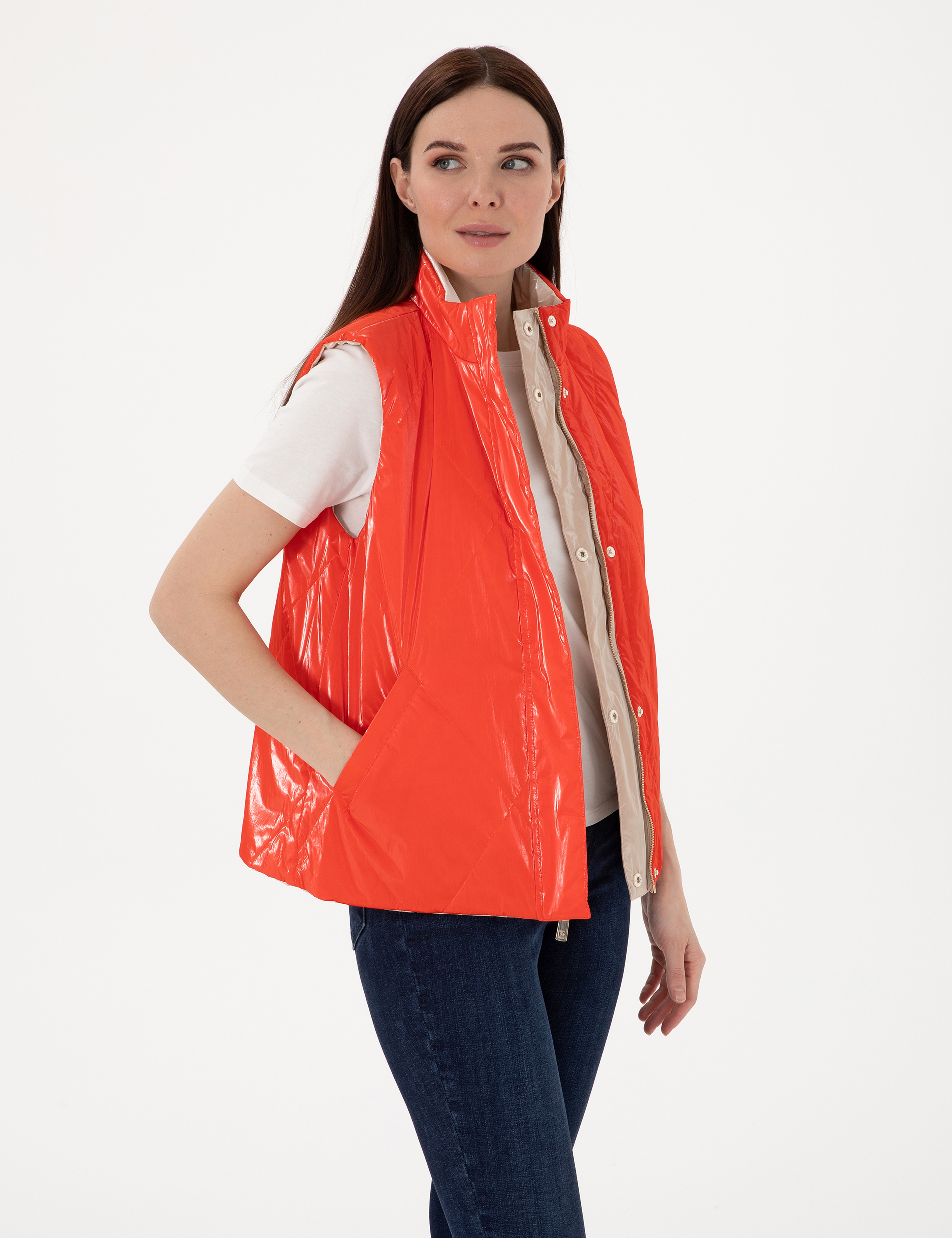 Kum Regular Fit Yelek - Image 2