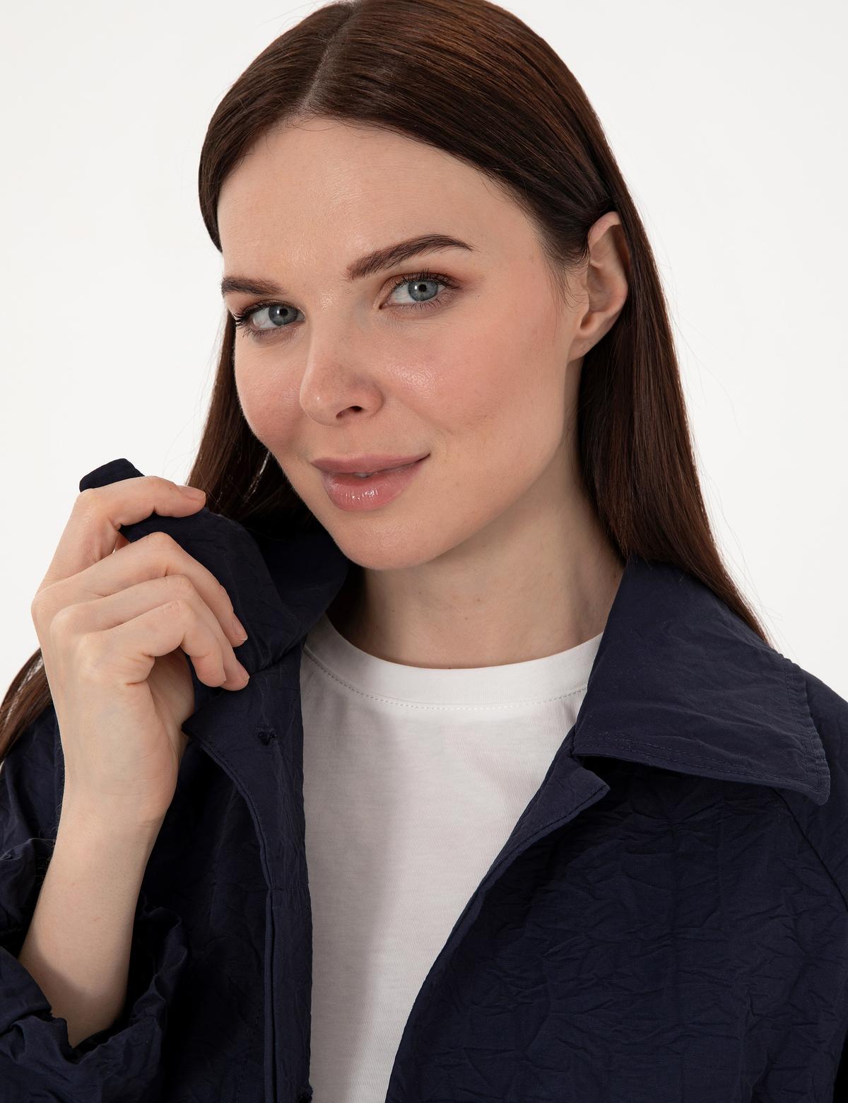 Lacivert Trençkot - 50300874002