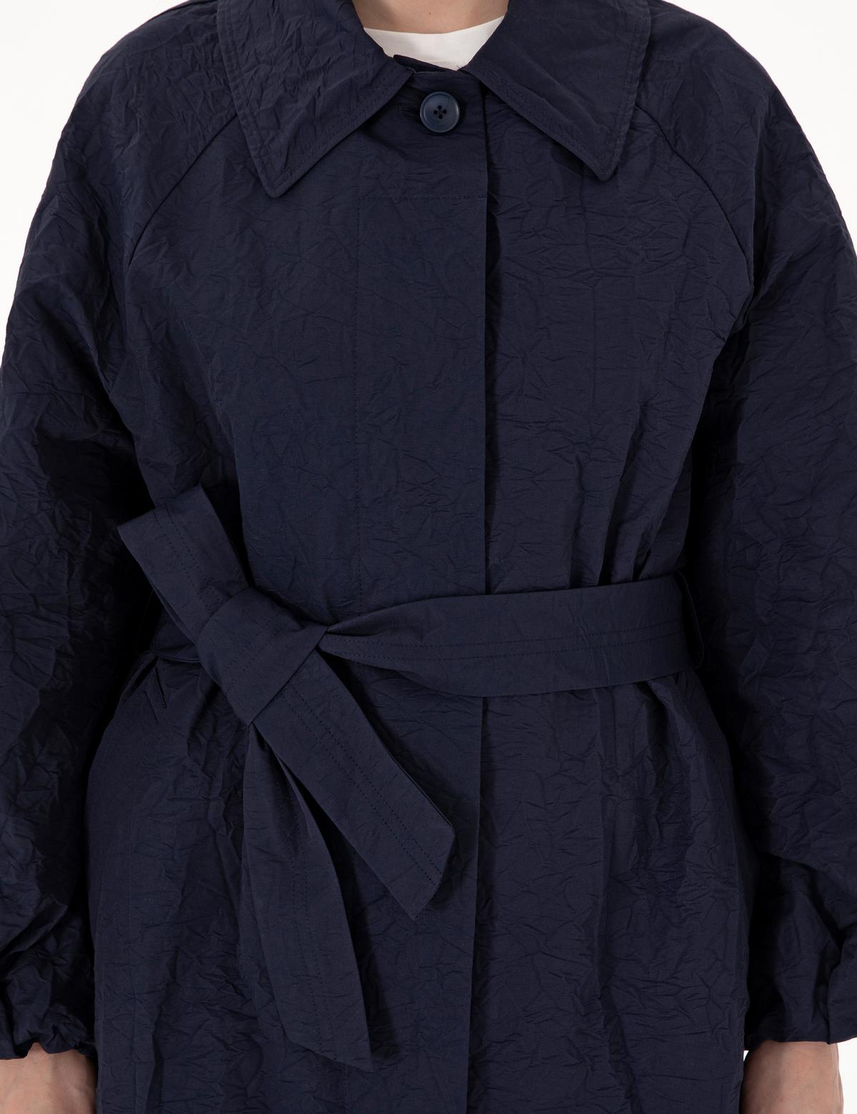 Lacivert Trençkot - 50300874002