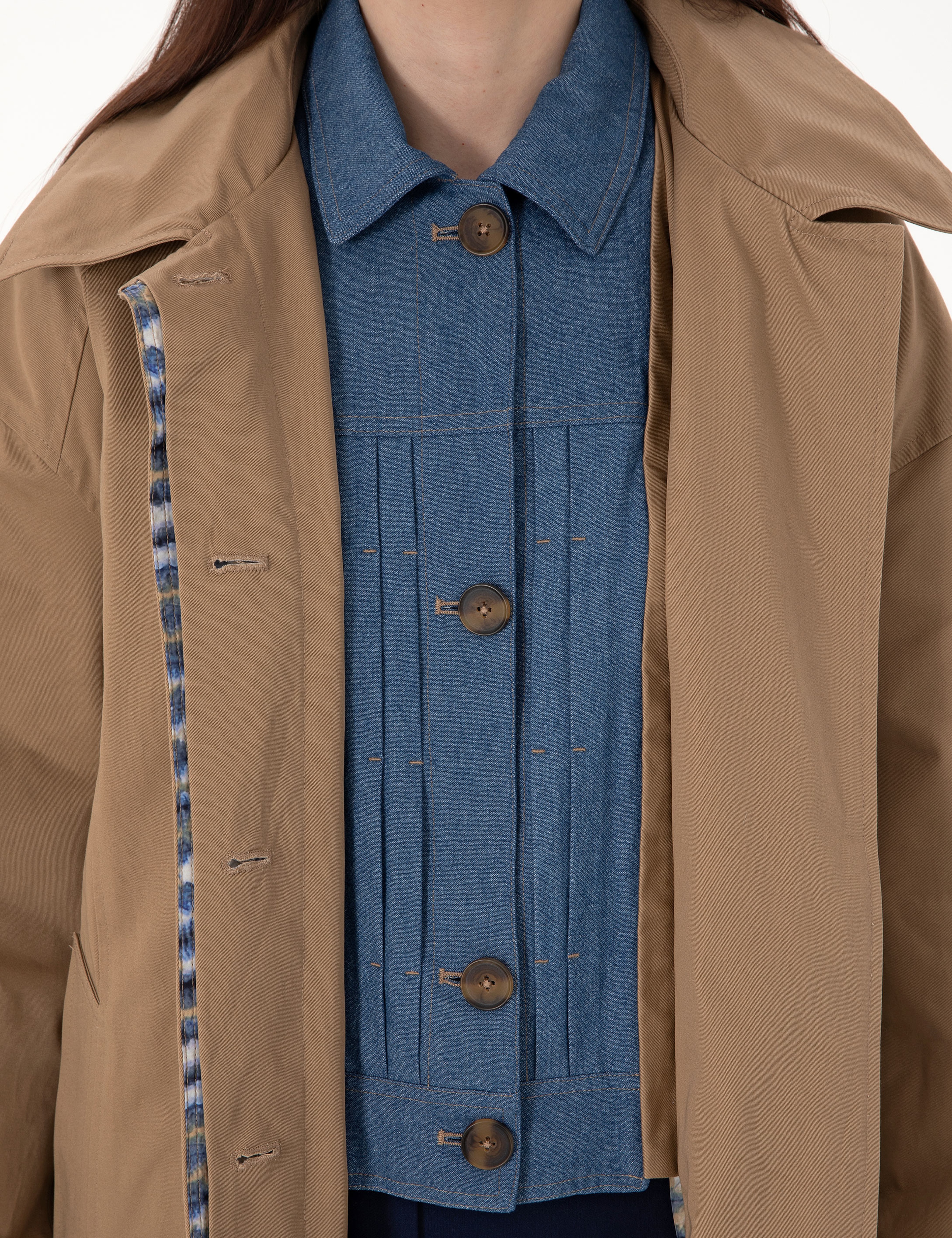 Camel Comfort Fit Trençkot - Image 7