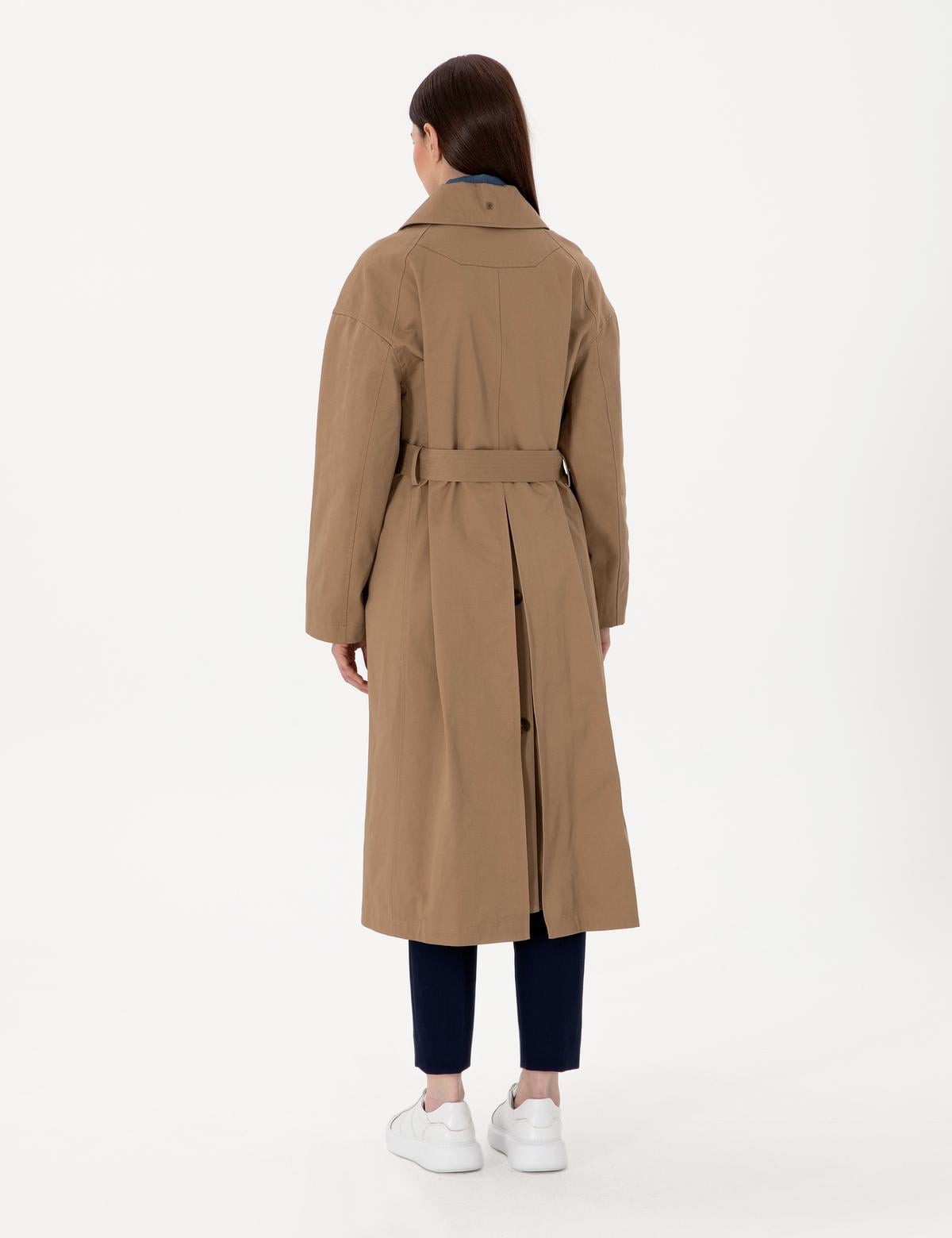 Camel Comfort Fit Trençkot - 50300872004