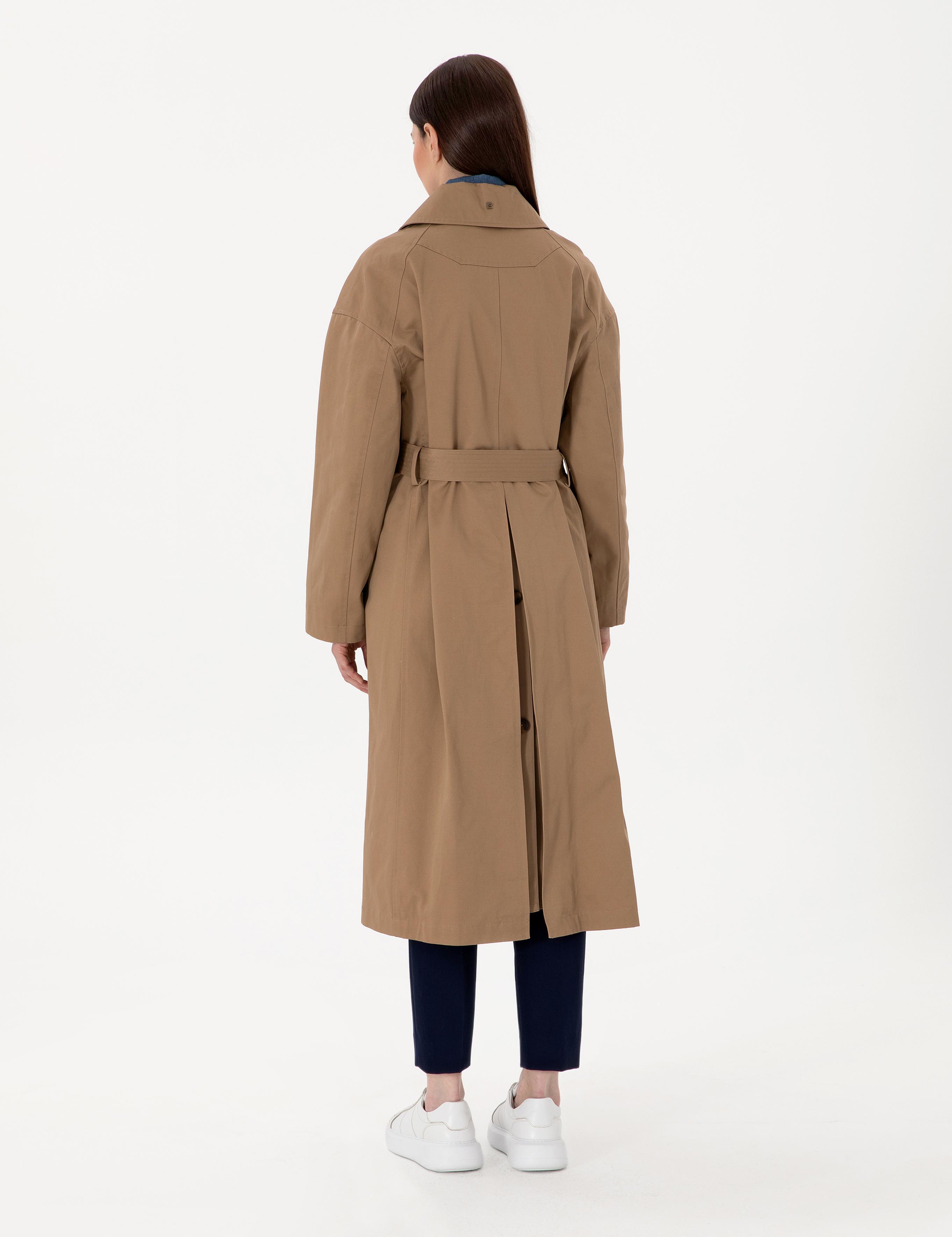 Camel Comfort Fit Trençkot