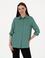 Yeşil Comfort Fit Uzun Kollu Gömlek