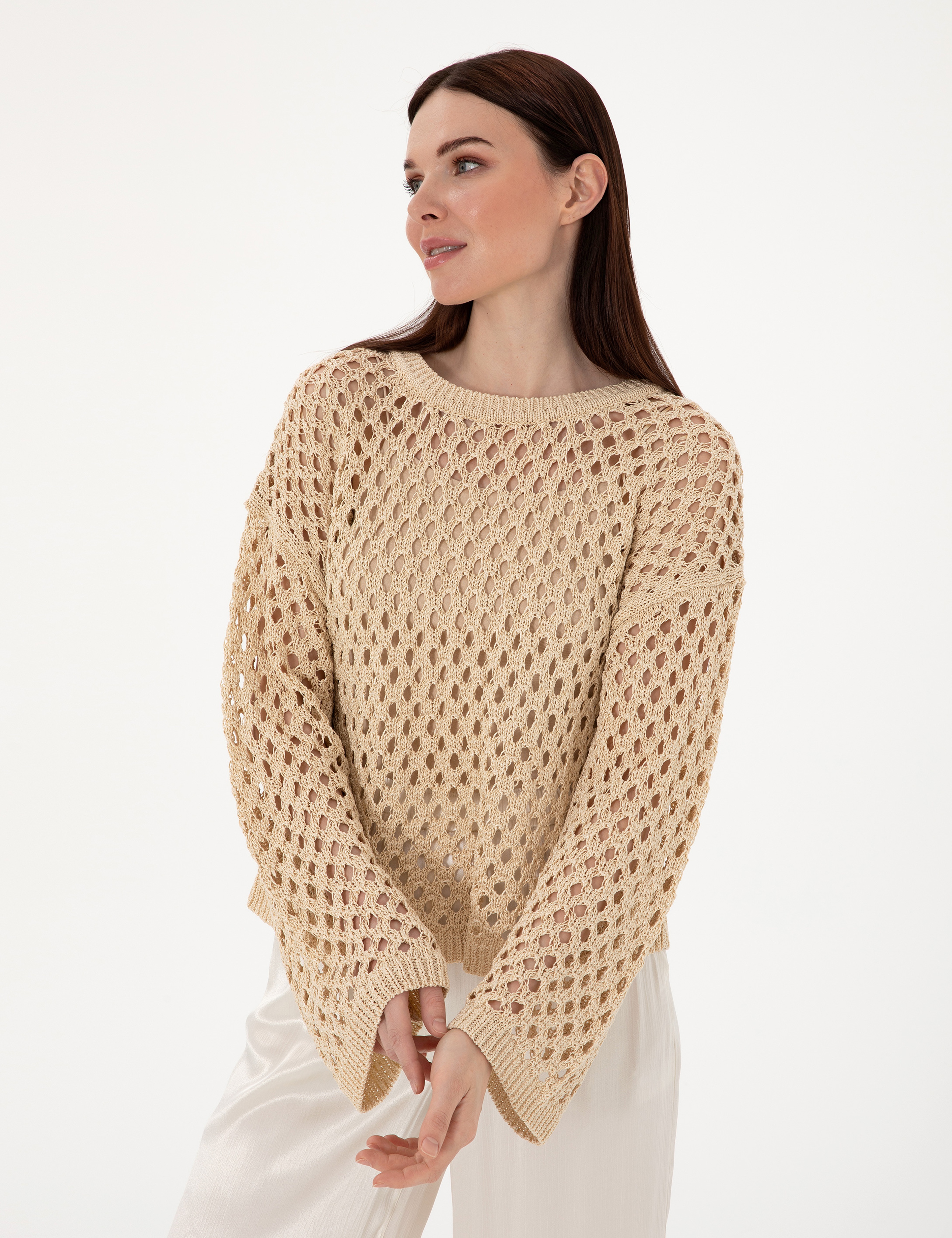 Bej Oversize Kazak - Image 3