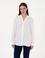 Beyaz Comfort Fit Uzun Kollu Gömlek