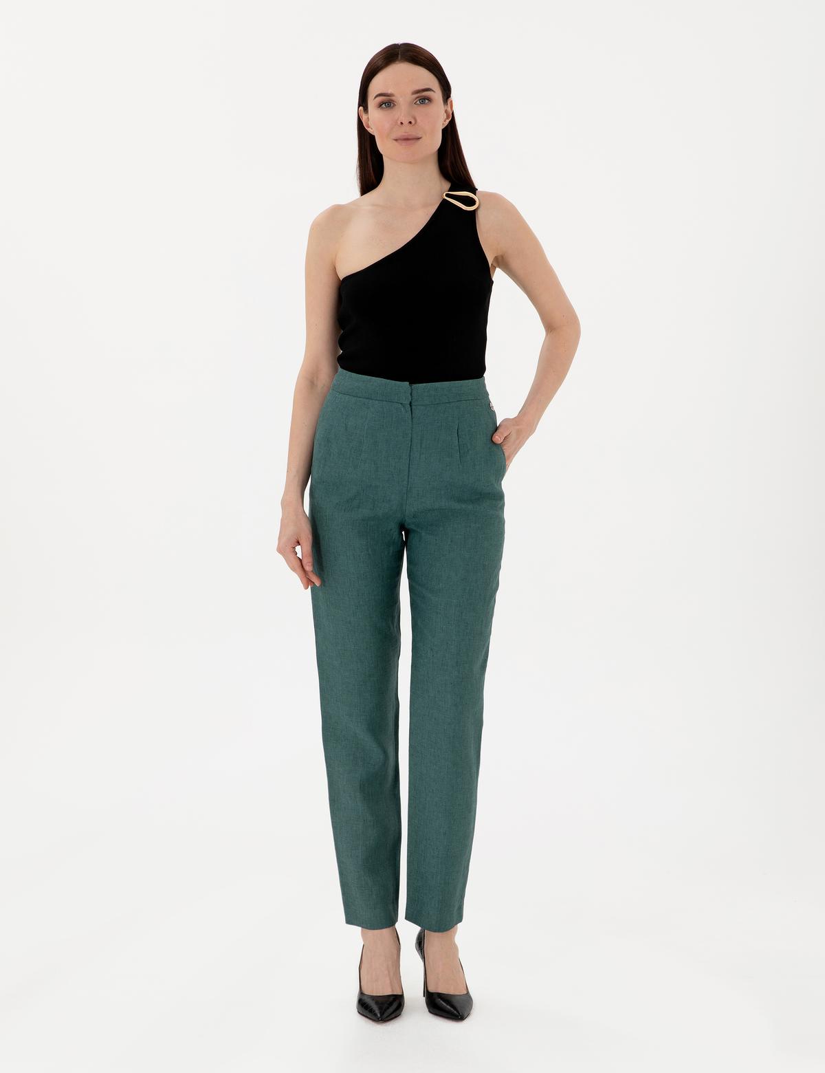 Yeşil Kumaş Pantolon