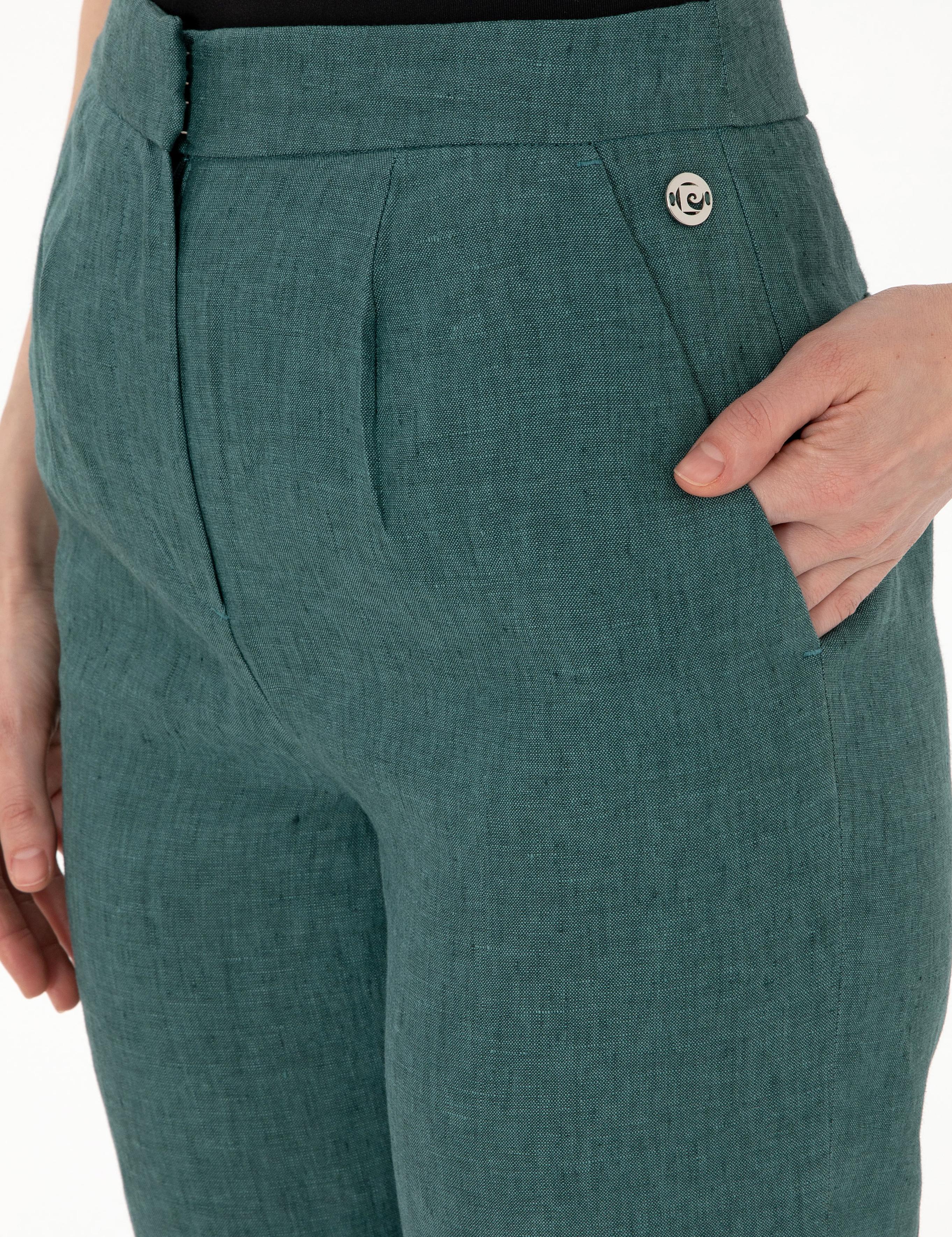 Yeşil Kumaş Pantolon