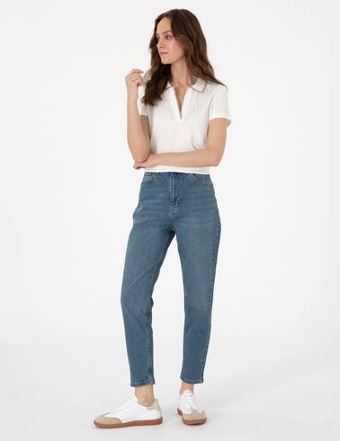 Mavi Mom High Waist Fit Jean Pantolon