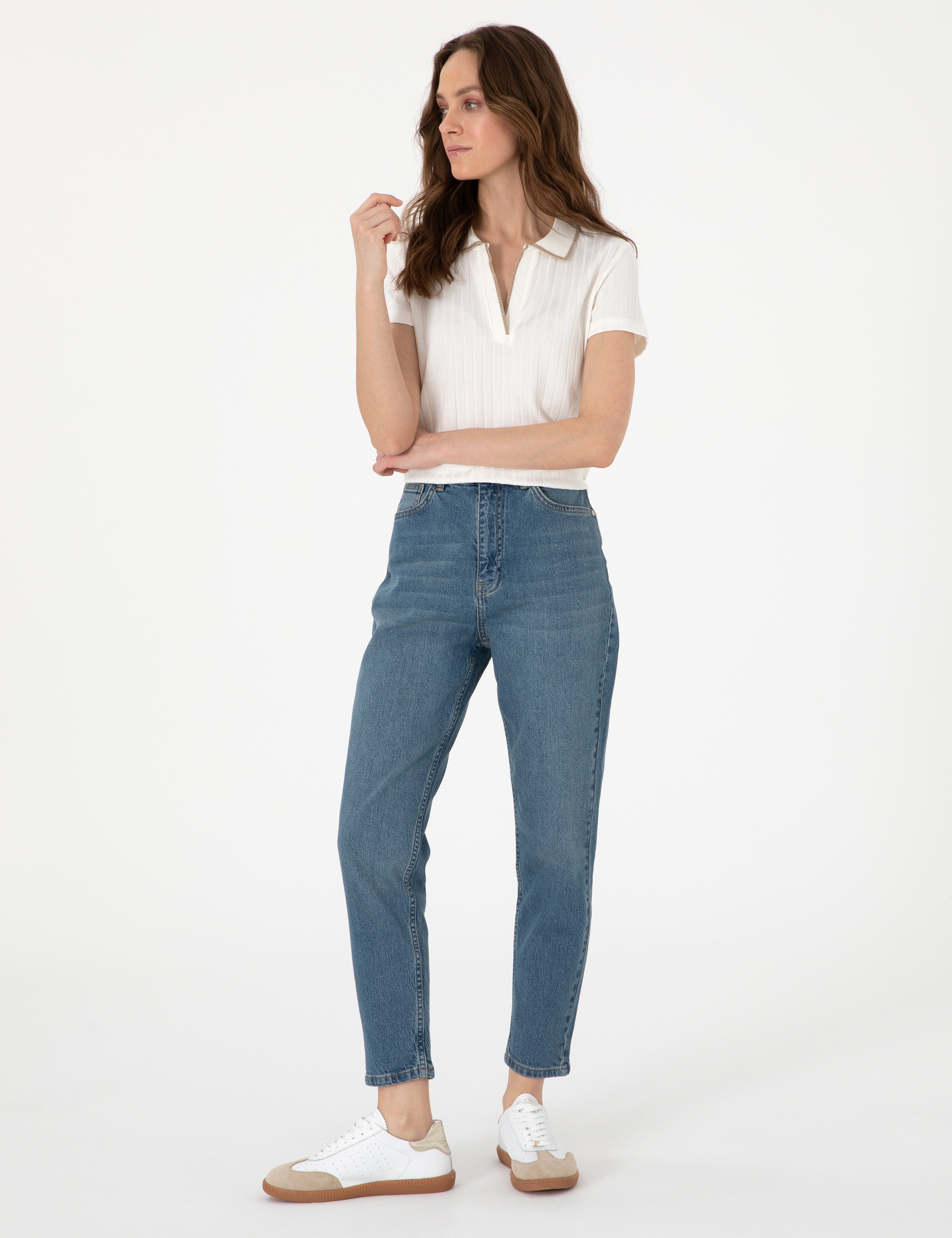 Mavi Mom High Waist Fit Jean Pantolon