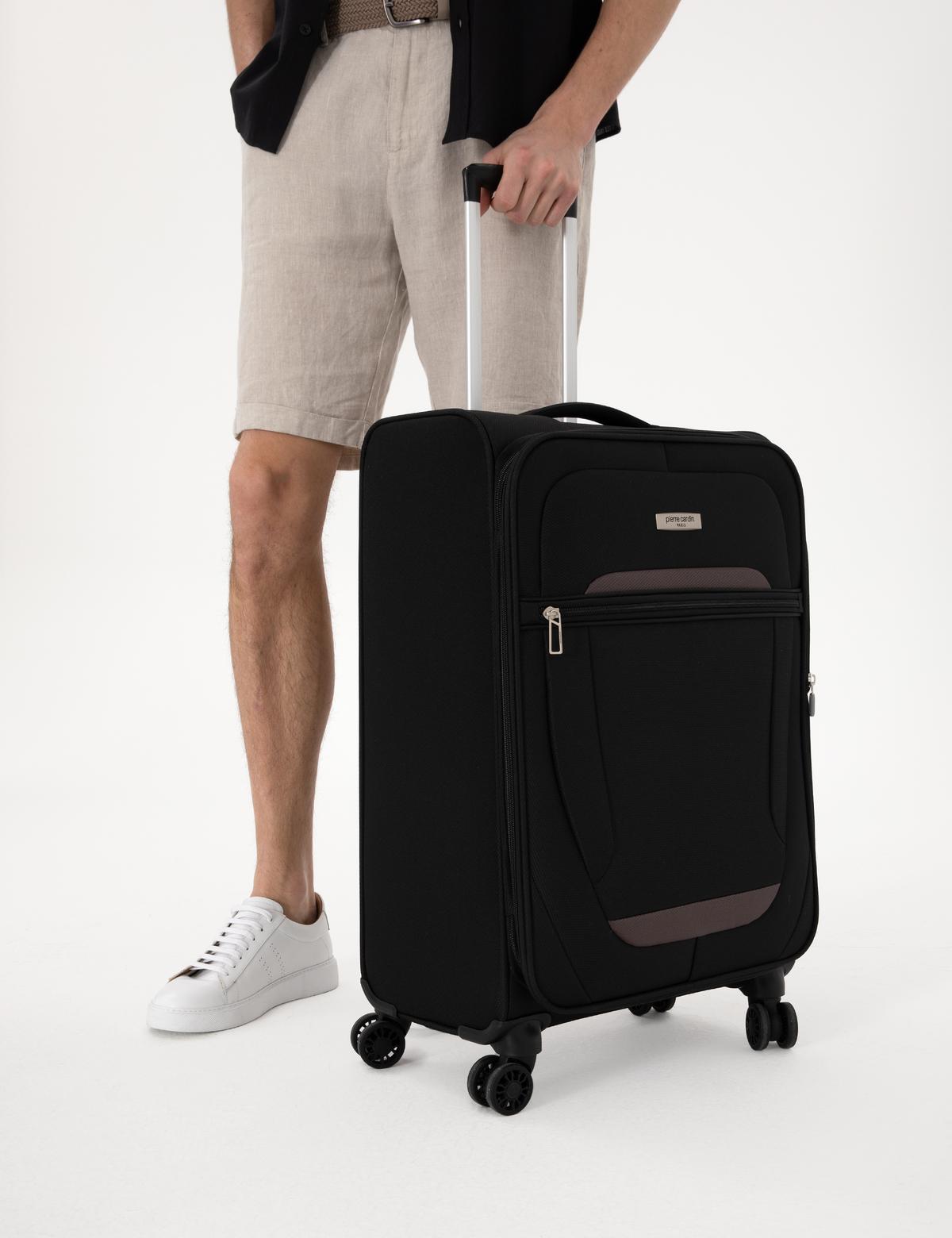 Siyah Orta Boy Kumaş Valiz - 50312933001