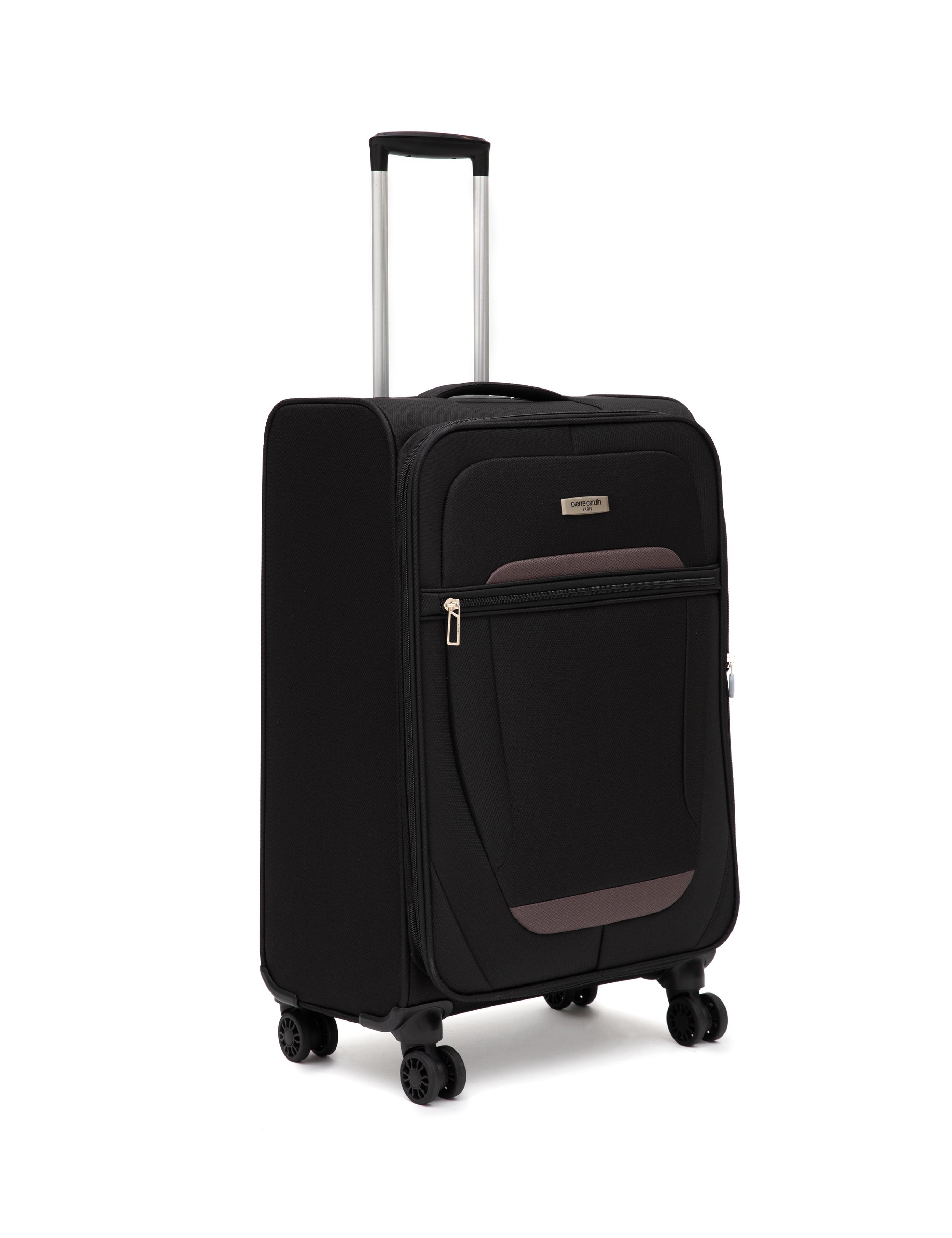 Siyah Orta Boy Kumaş Valiz