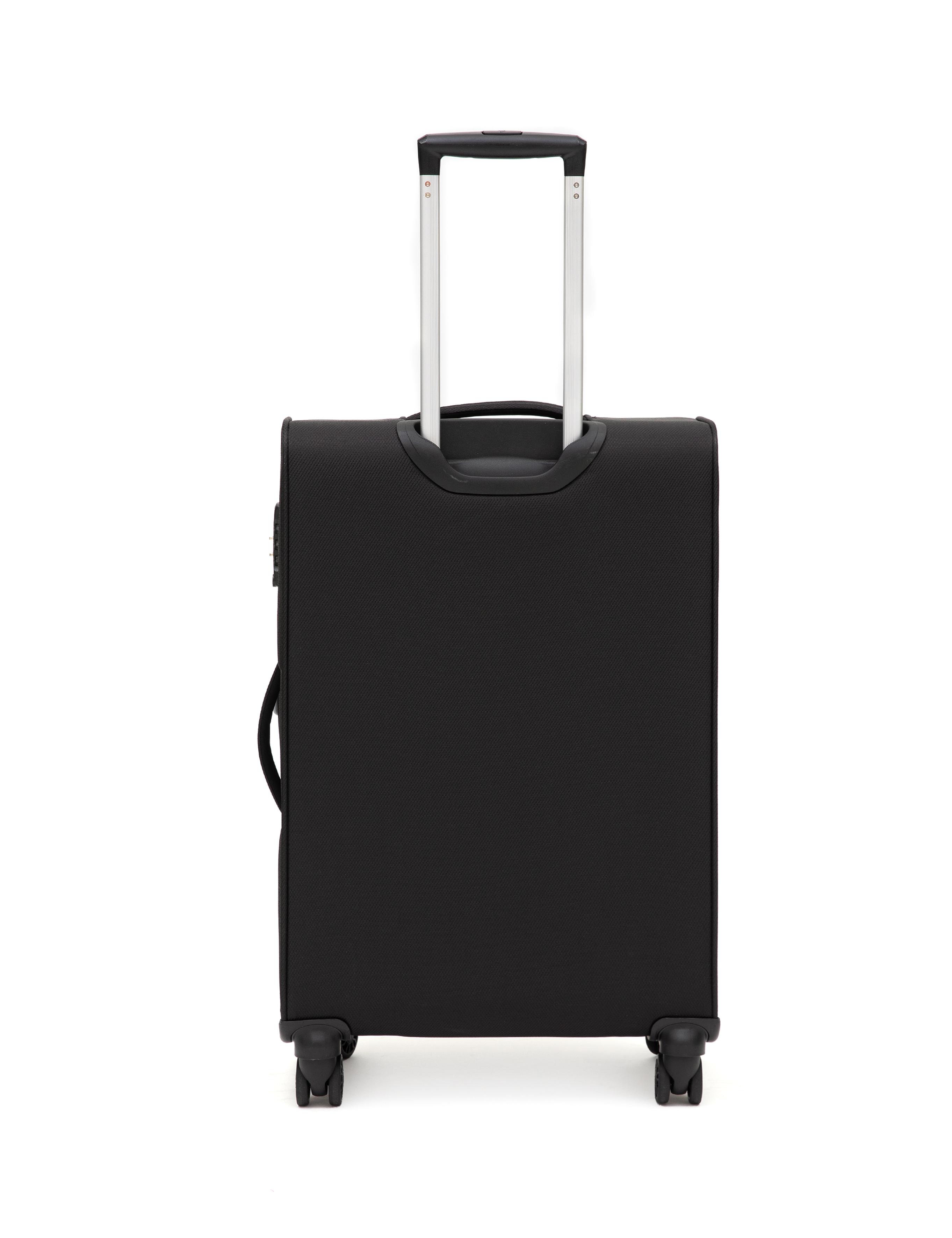 Siyah Orta Boy Kumaş Valiz