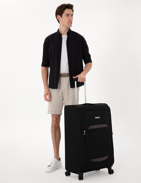 Siyah Büyük Boy Kumaş Valiz - 50312932001