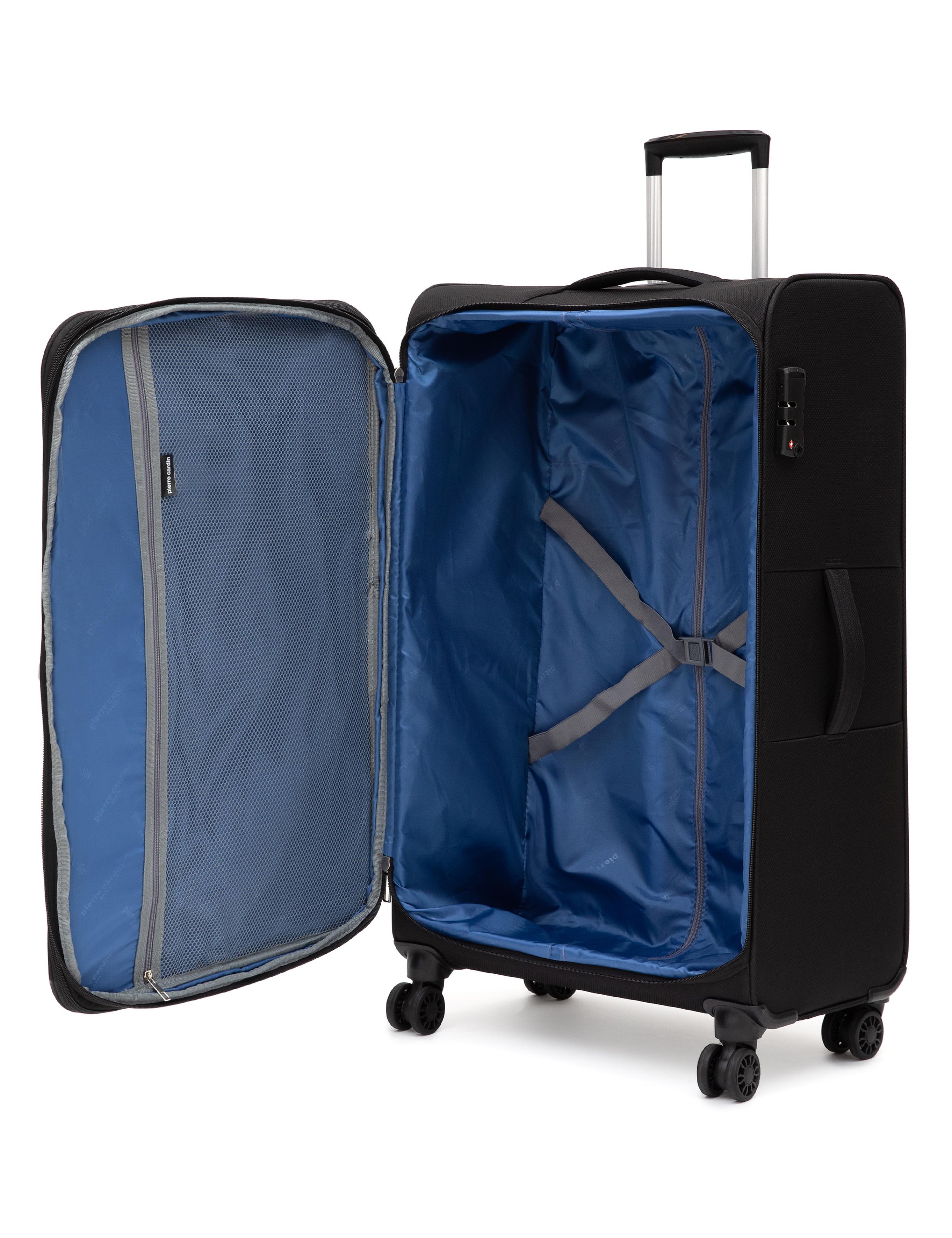 Siyah Büyük Boy Kumaş Valiz