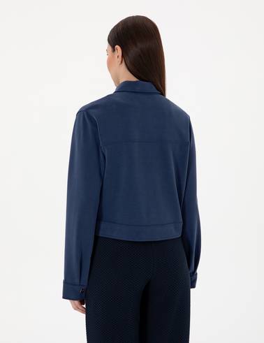 Lacivert Regular Fit Örme Hırka