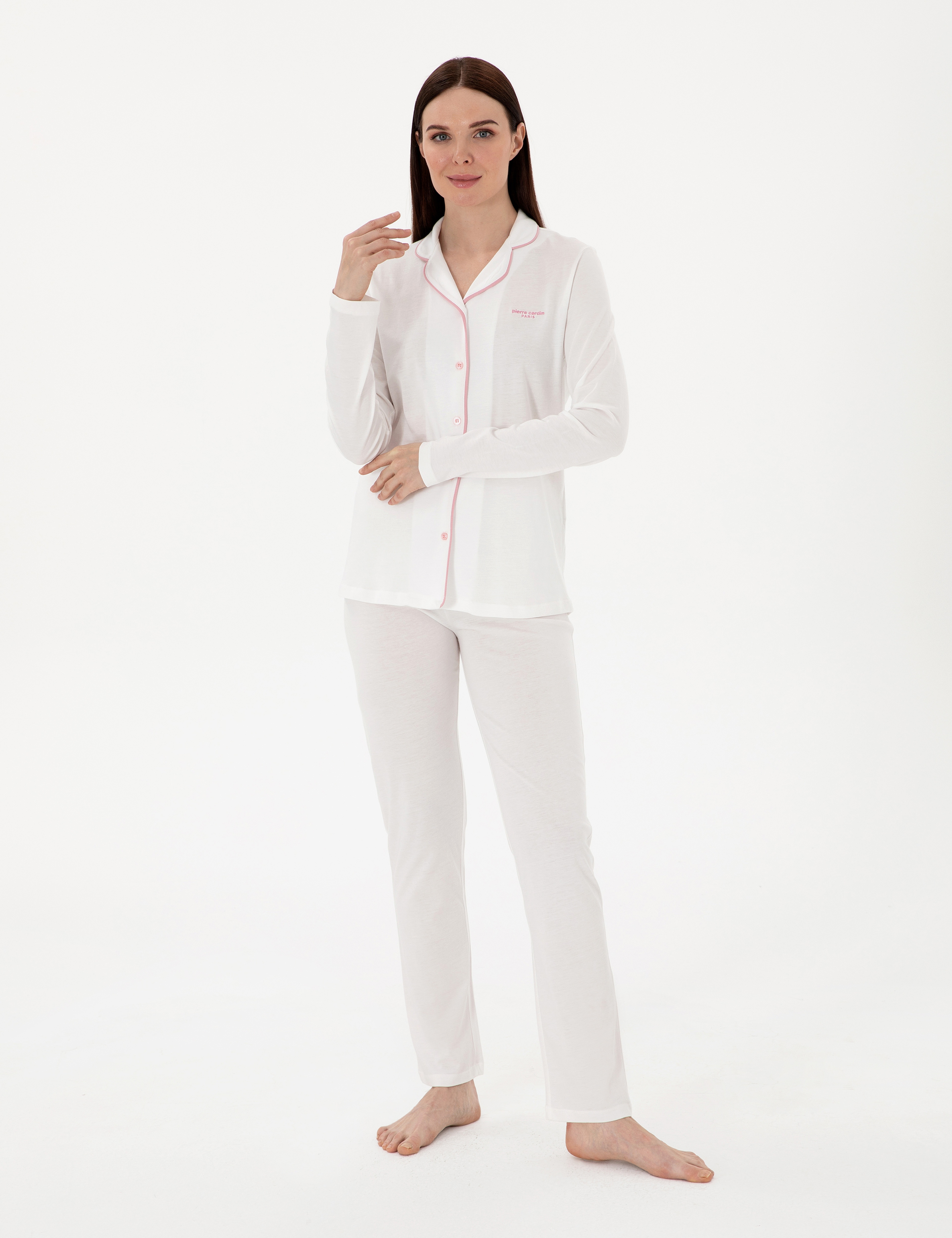 Krem Pijama Takımı - Image 4
