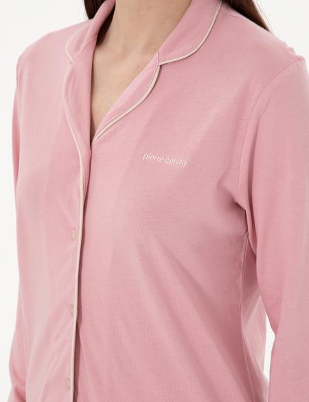 Gül Kurusu Gömlek Pijama Takımı - 50311129002