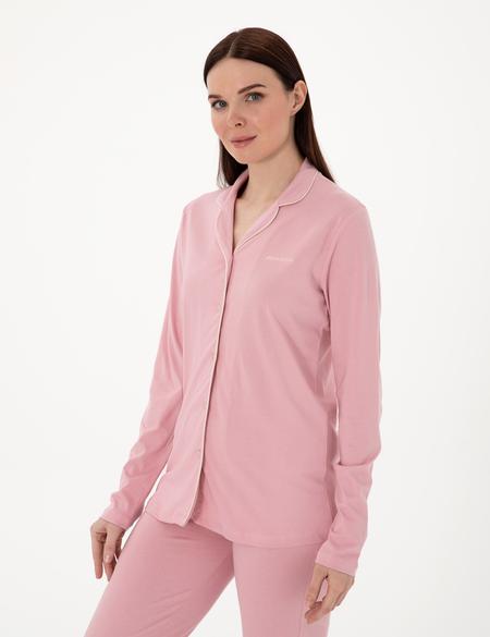 Gül Kurusu Gömlek Pijama Takımı - 50311129002