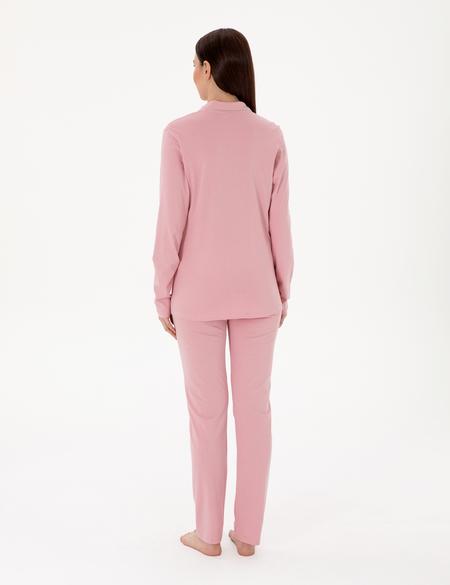 Gül Kurusu Gömlek Pijama Takımı - 50311129002