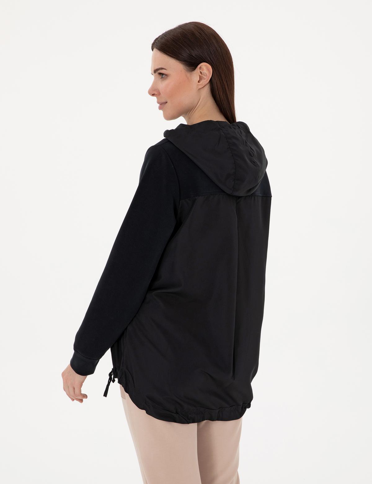 Siyah Comfort Fit Sweatshirt - 50306841014