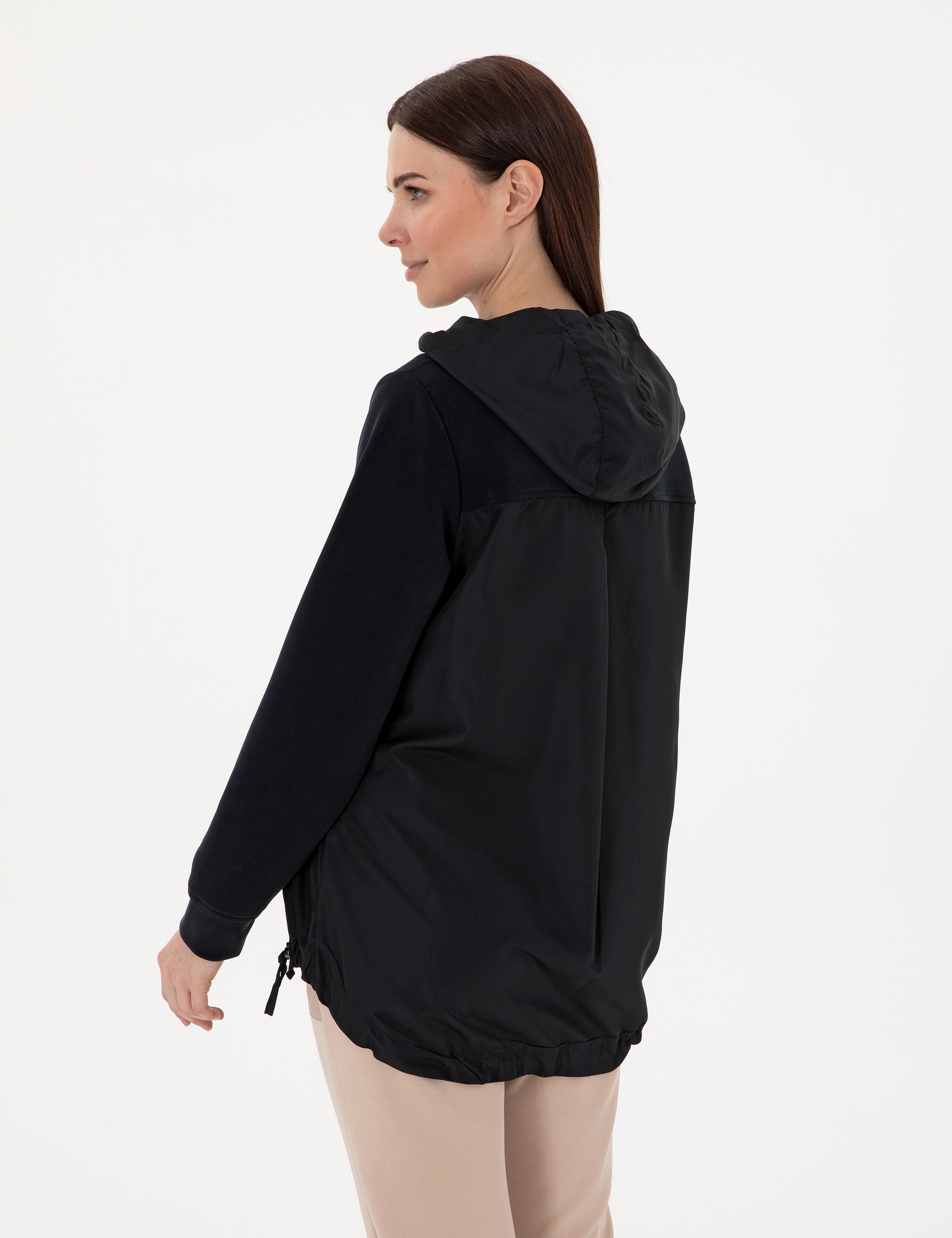 Siyah Comfort Fit Sweatshirt - Image 5
