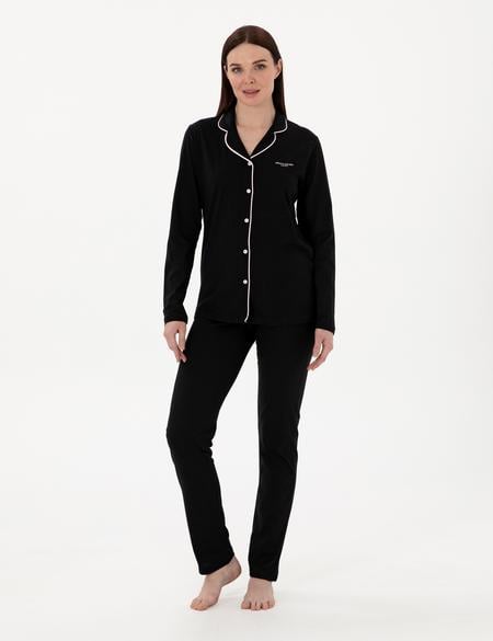 Siyah Gömlek Pijama Takımı - 50311129009