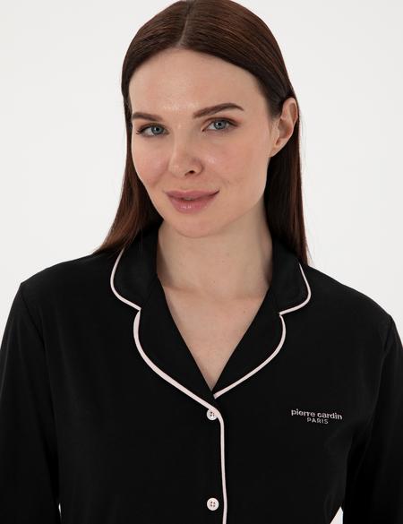 Siyah Gömlek Pijama Takımı - 50311129009