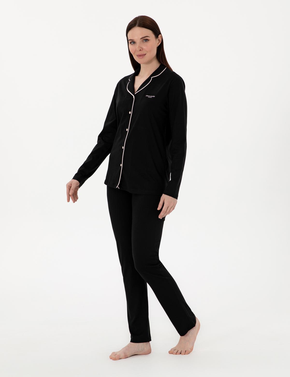 Siyah Gömlek Pijama Takımı - 50311129009