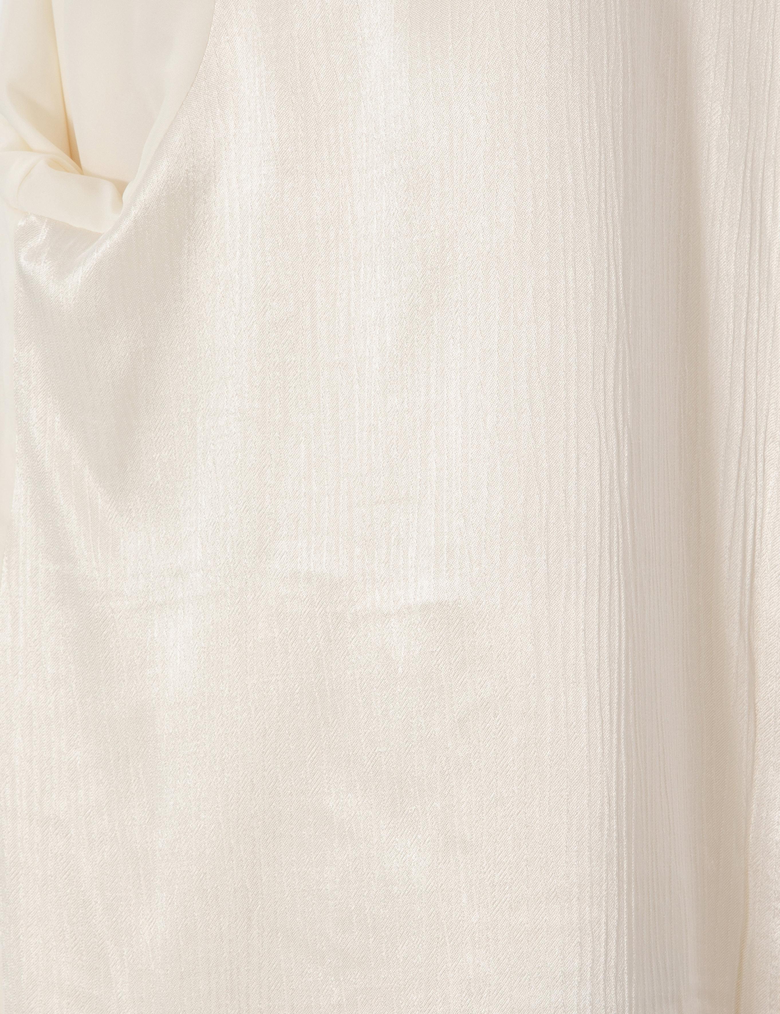 Ekru Comfort Fit Bluz