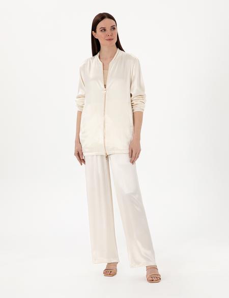 Ekru Comfort Fit Bluz - 50301119004