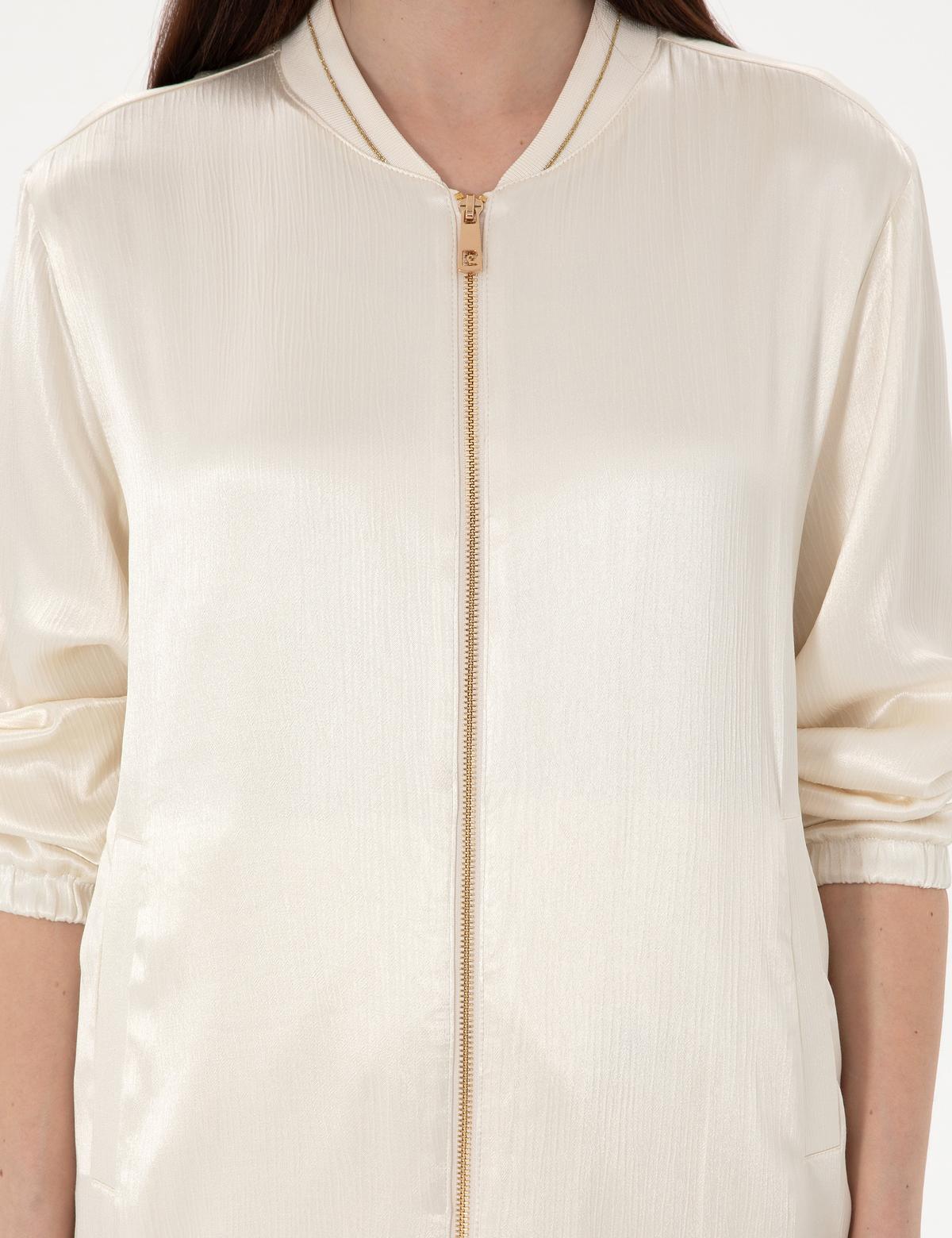 Ekru Comfort Fit Bluz - 50301119004