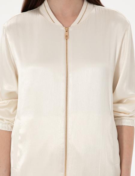 Ekru Comfort Fit Bluz - 50301119004