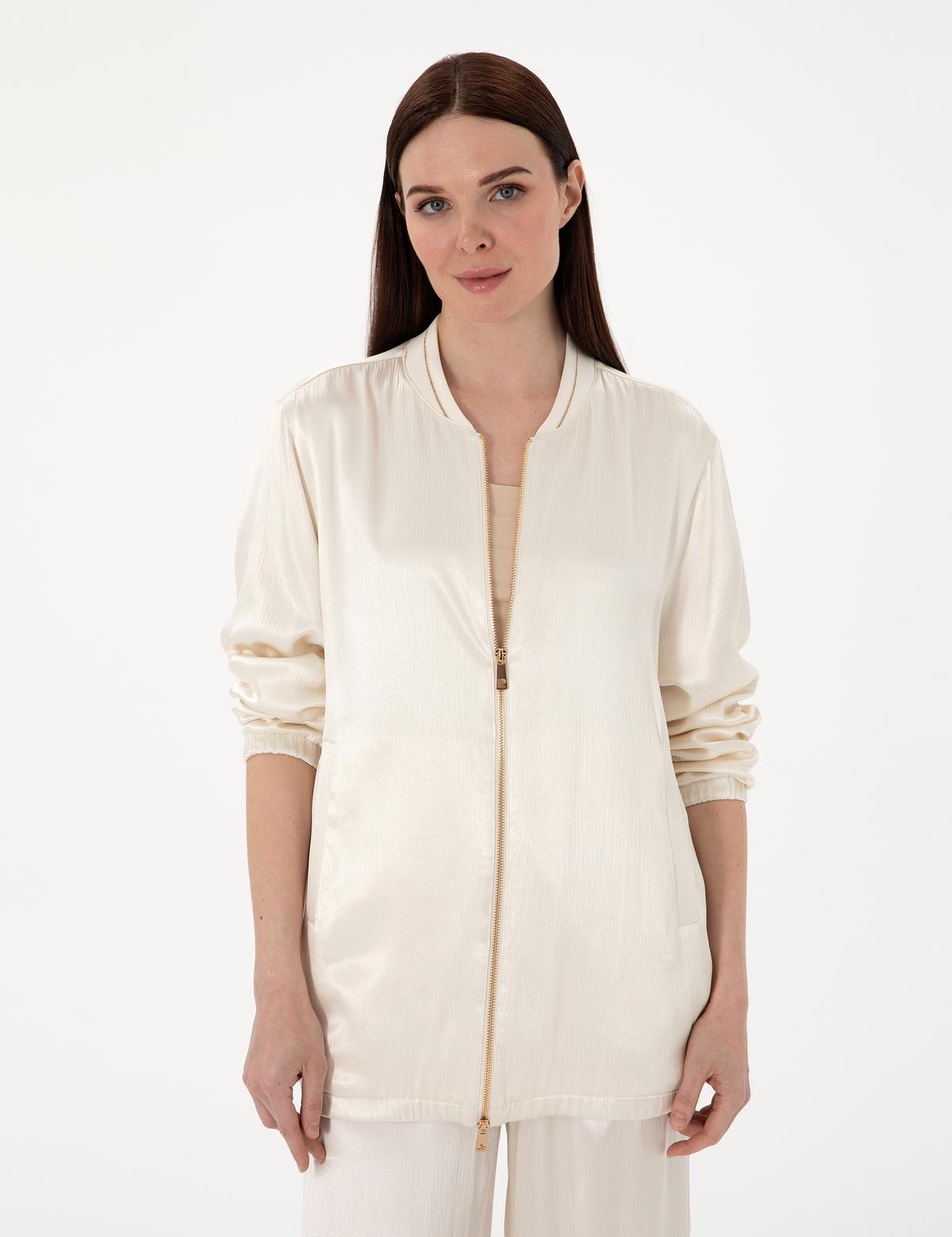 Ekru Comfort Fit Bluz - 50301119004