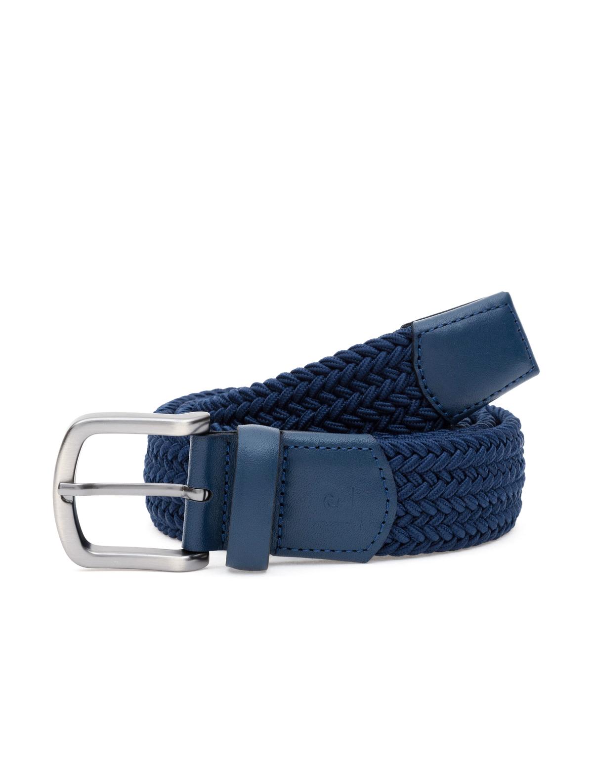 Lacivert Örgü Kemer - 50312982004