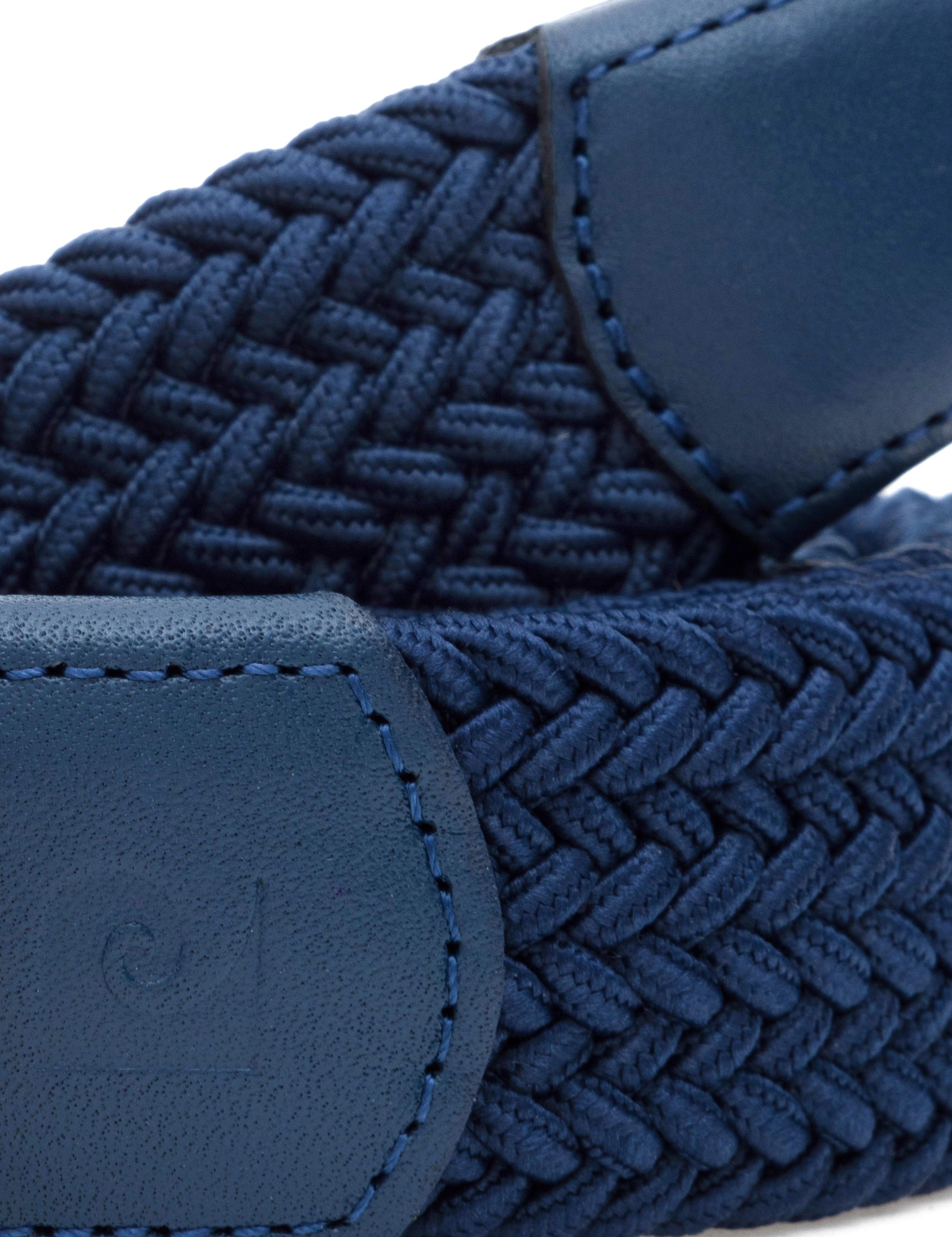 Lacivert Örgü Kemer