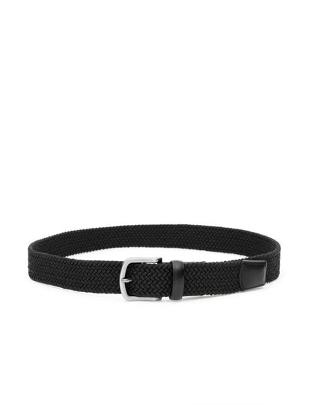 Siyah Örgü Kemer - 50312982002