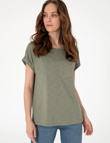 Haki Regular Fit Tişört - 50301440074