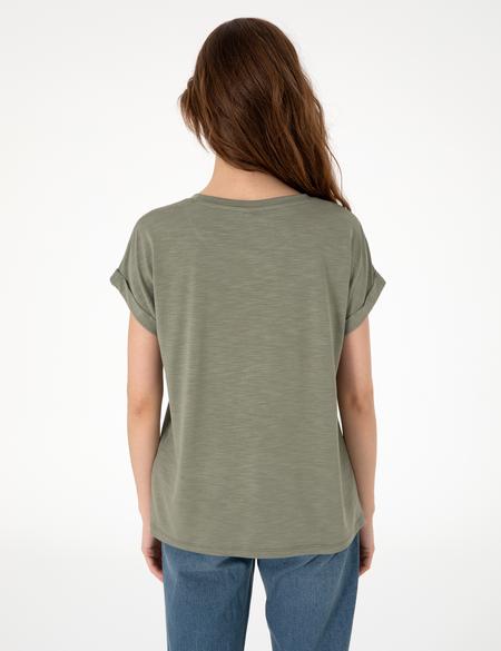 Haki Regular Fit Tişört - 50301440074