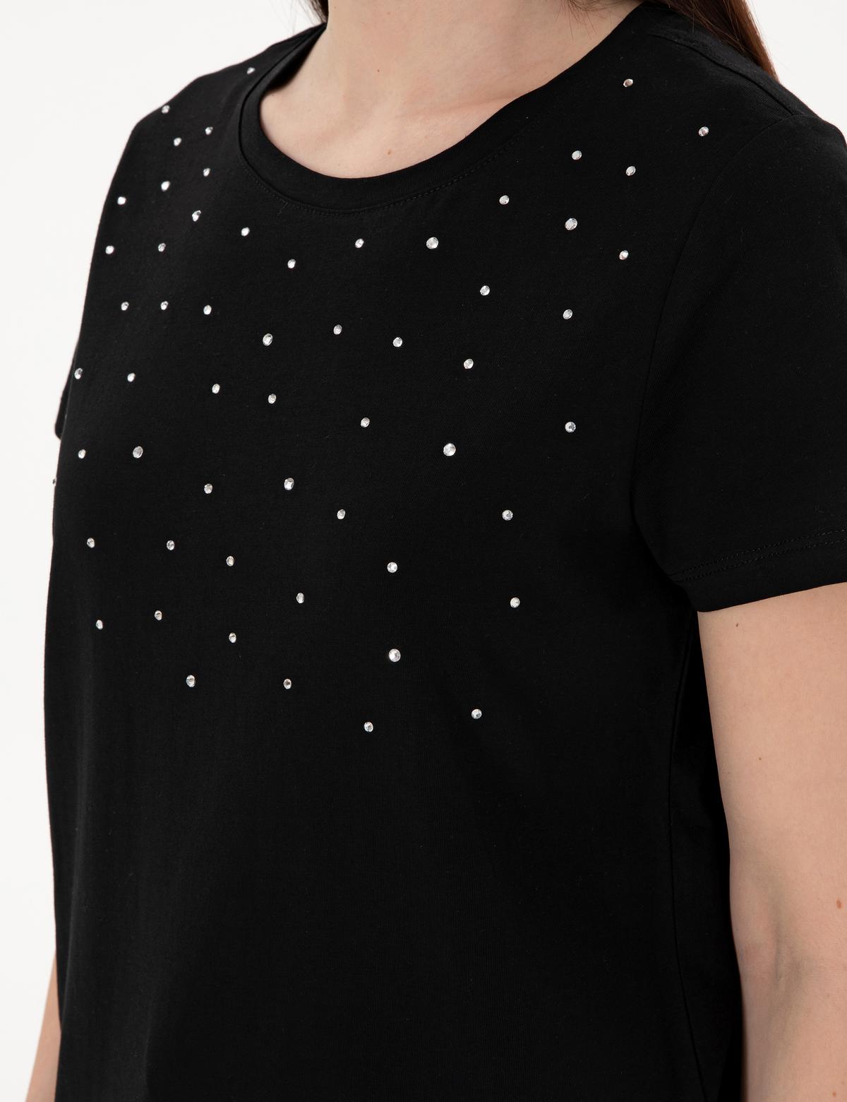 Siyah Regular Fit Tişört - 50305785012