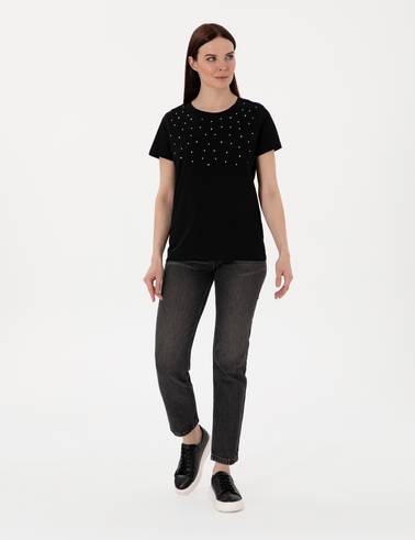 Siyah Regular Fit Tişört