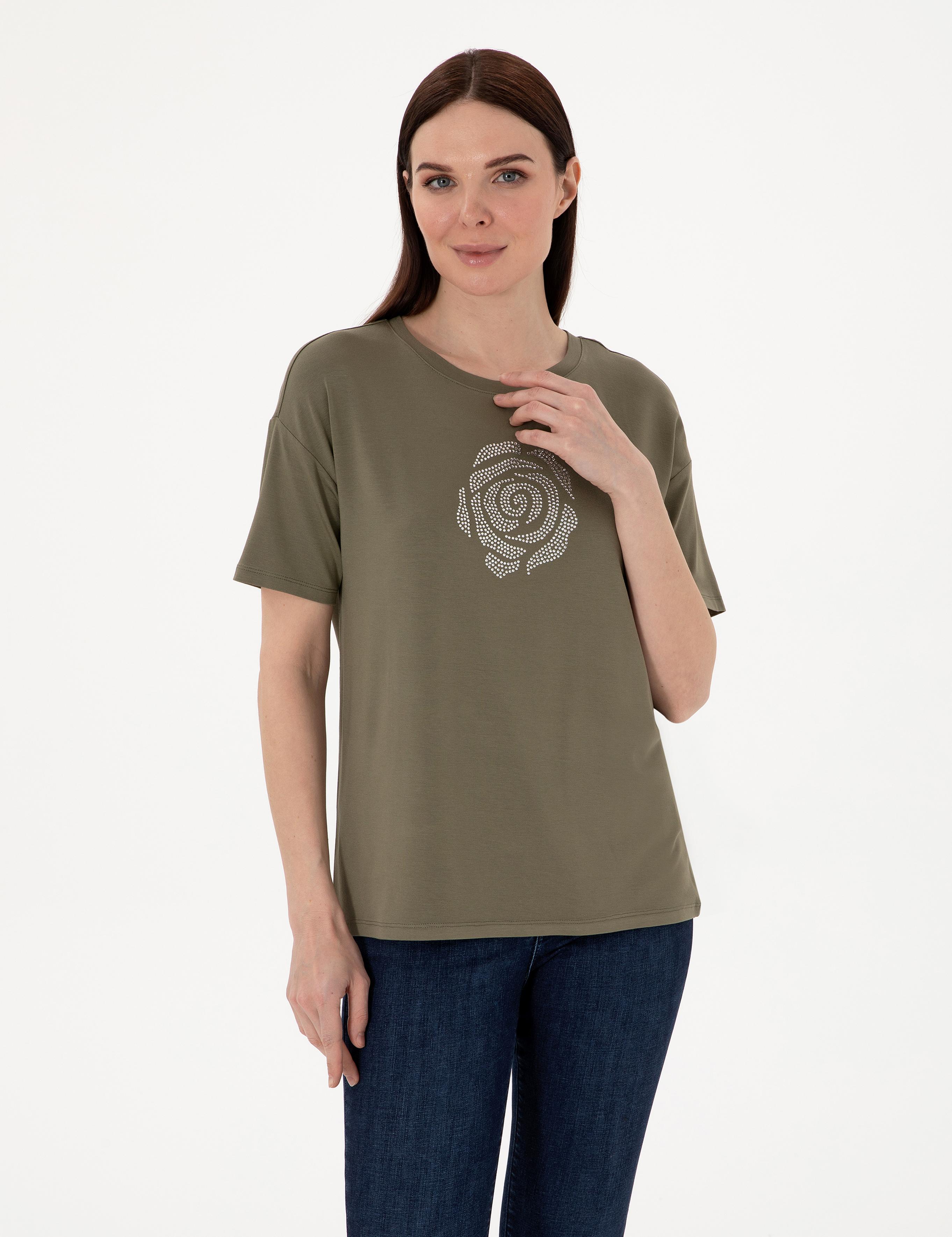 Haki Regular Fit Tişört