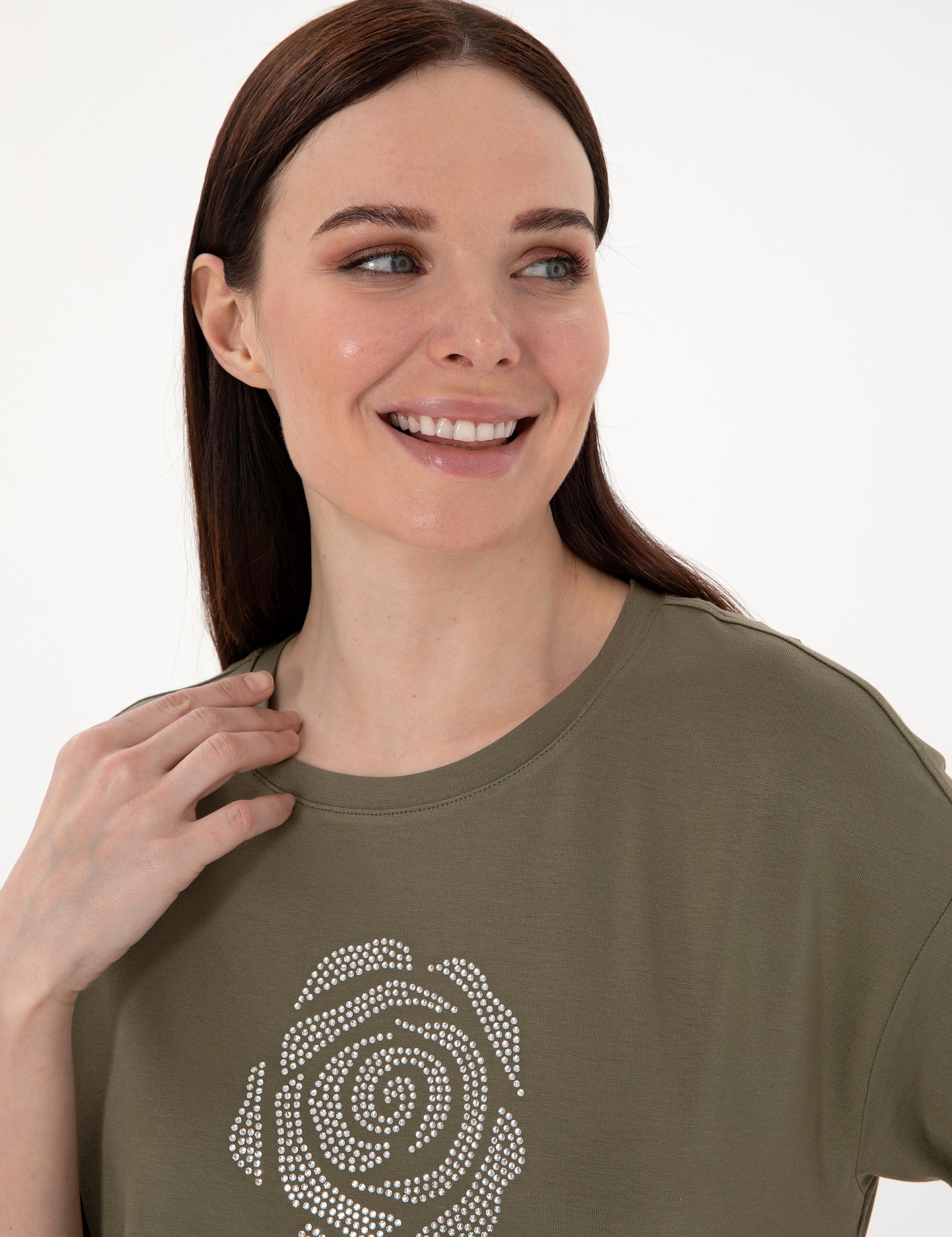 Haki Regular Fit Tişört