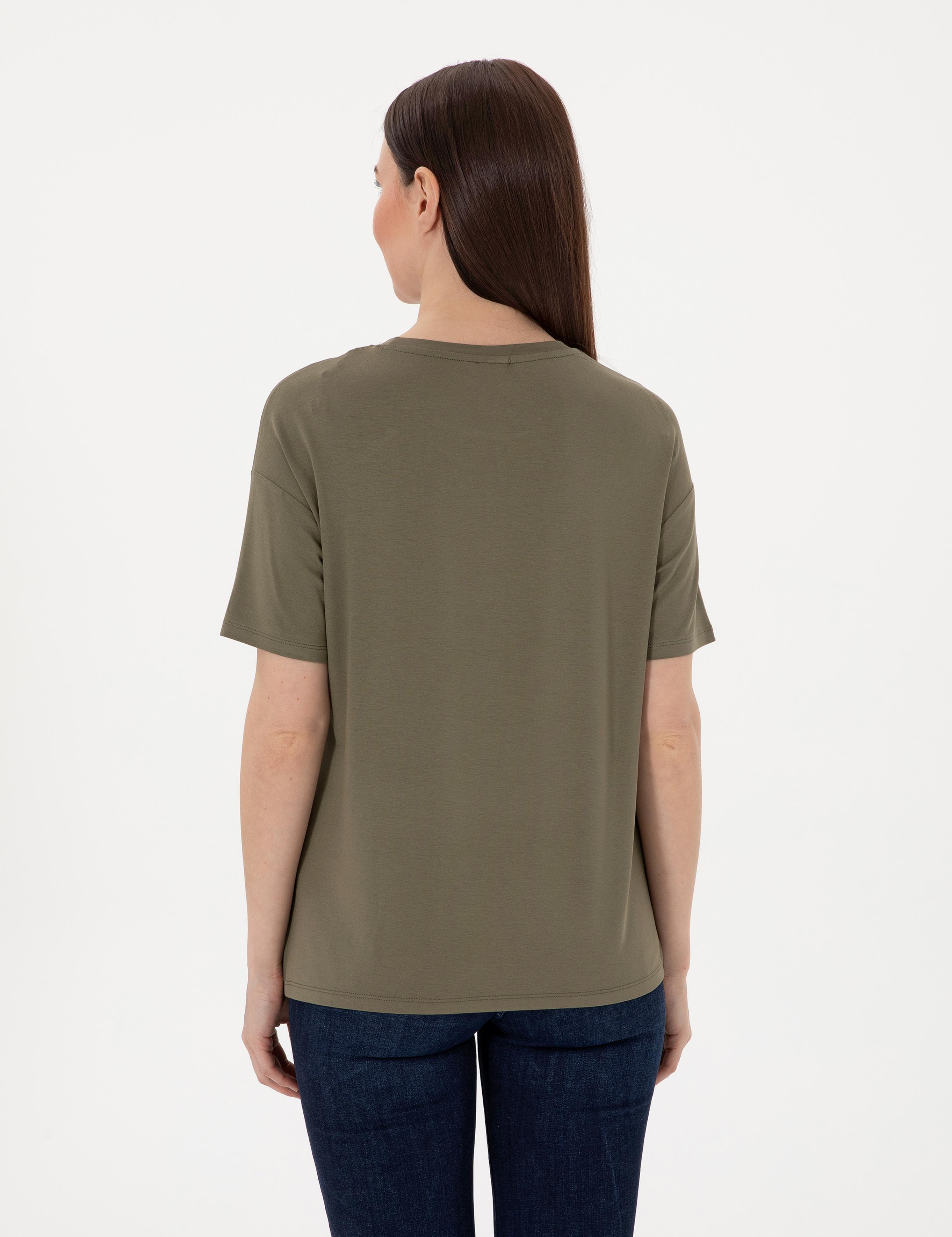 Haki Regular Fit Tişört