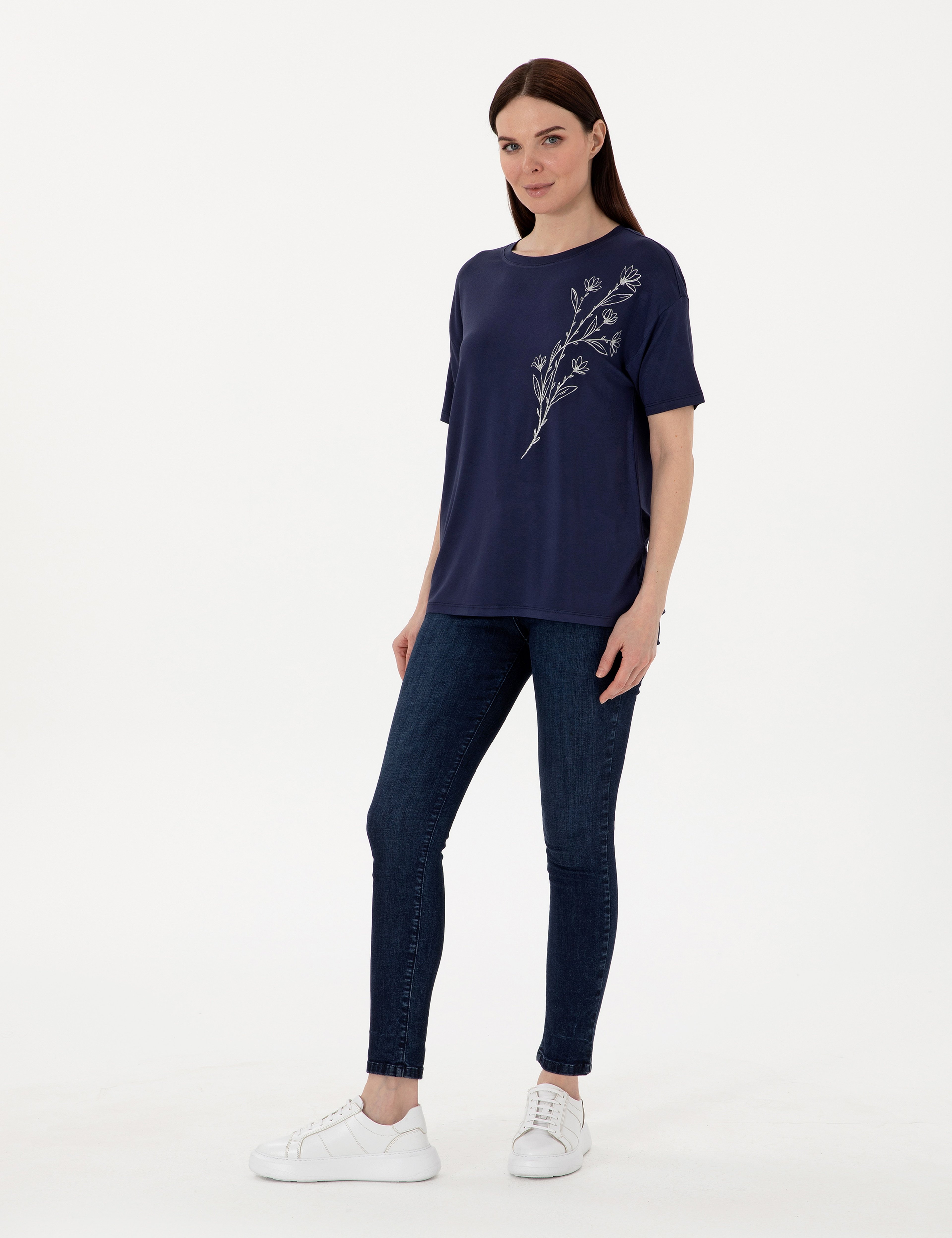 Lacivert Comfort Fit Tişört
