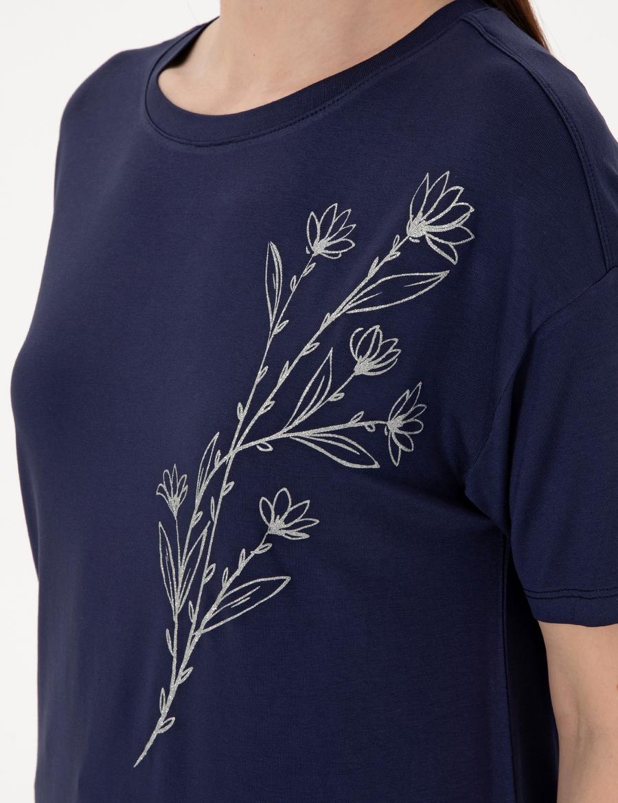 Lacivert Comfort Fit Tişört