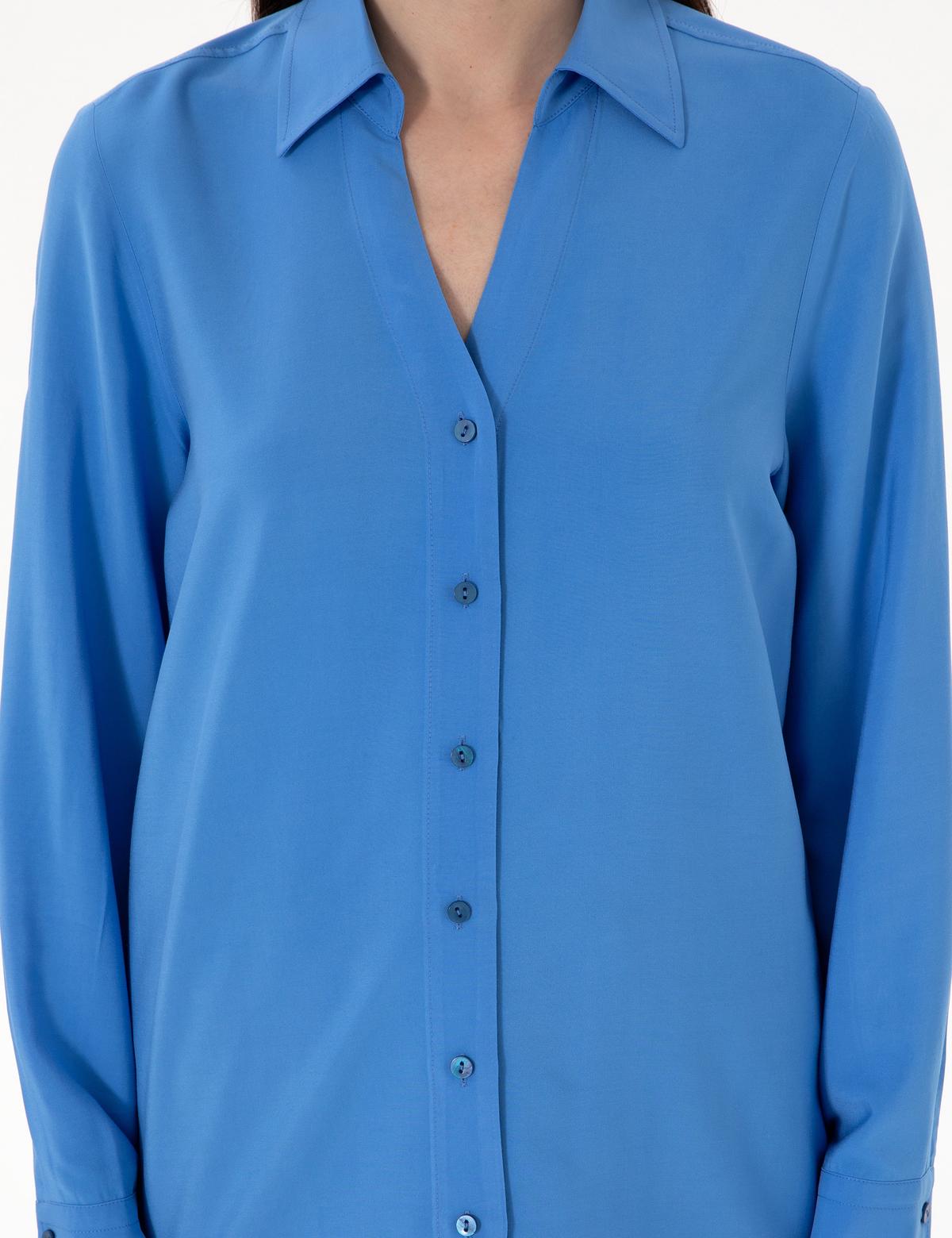 Mavi Comfort Fit Uzun Kollu Gömlek - 50311566008