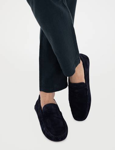 Lacivert Loafer