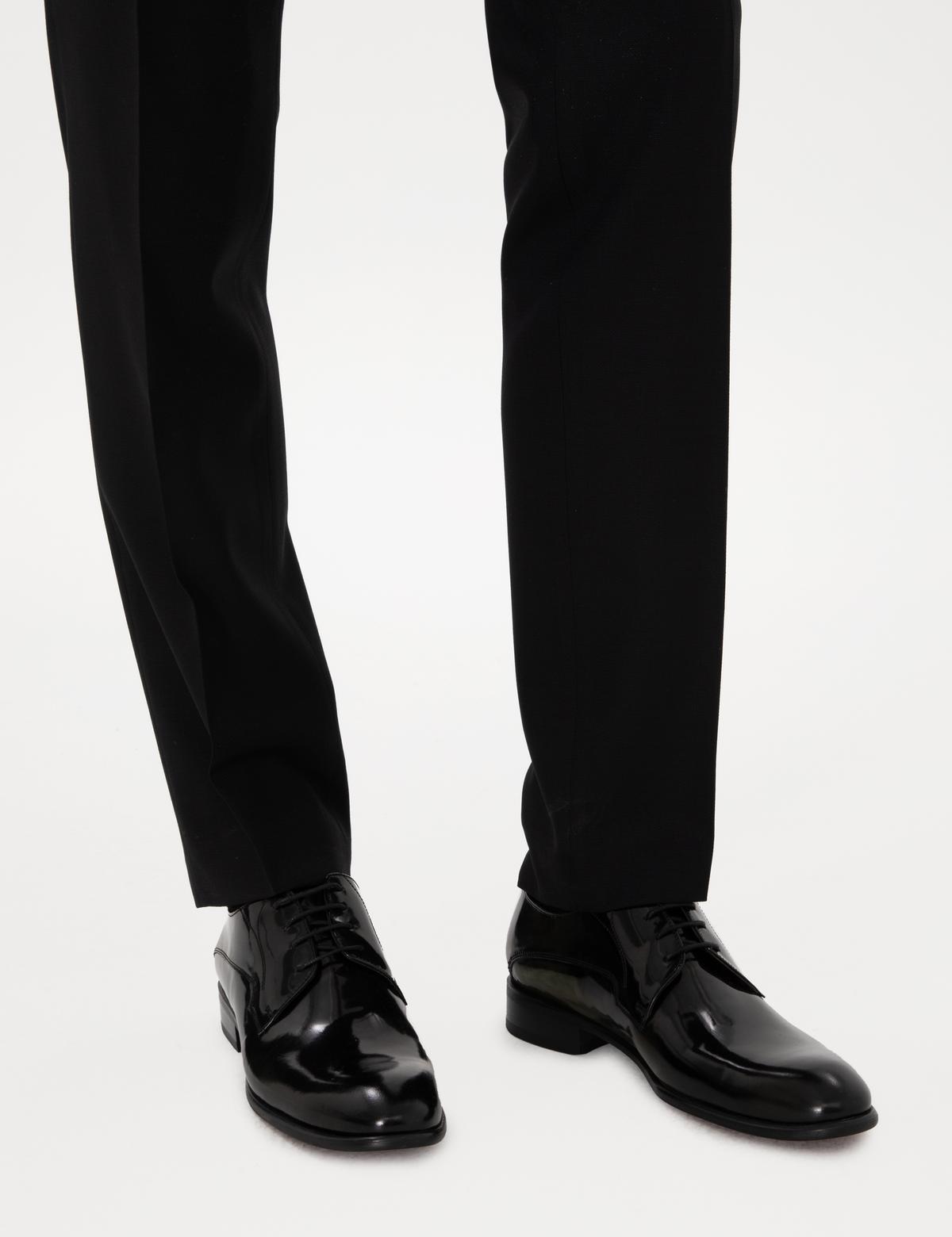 Siyah Rugan Klasik Ayakkabı - 50305927003